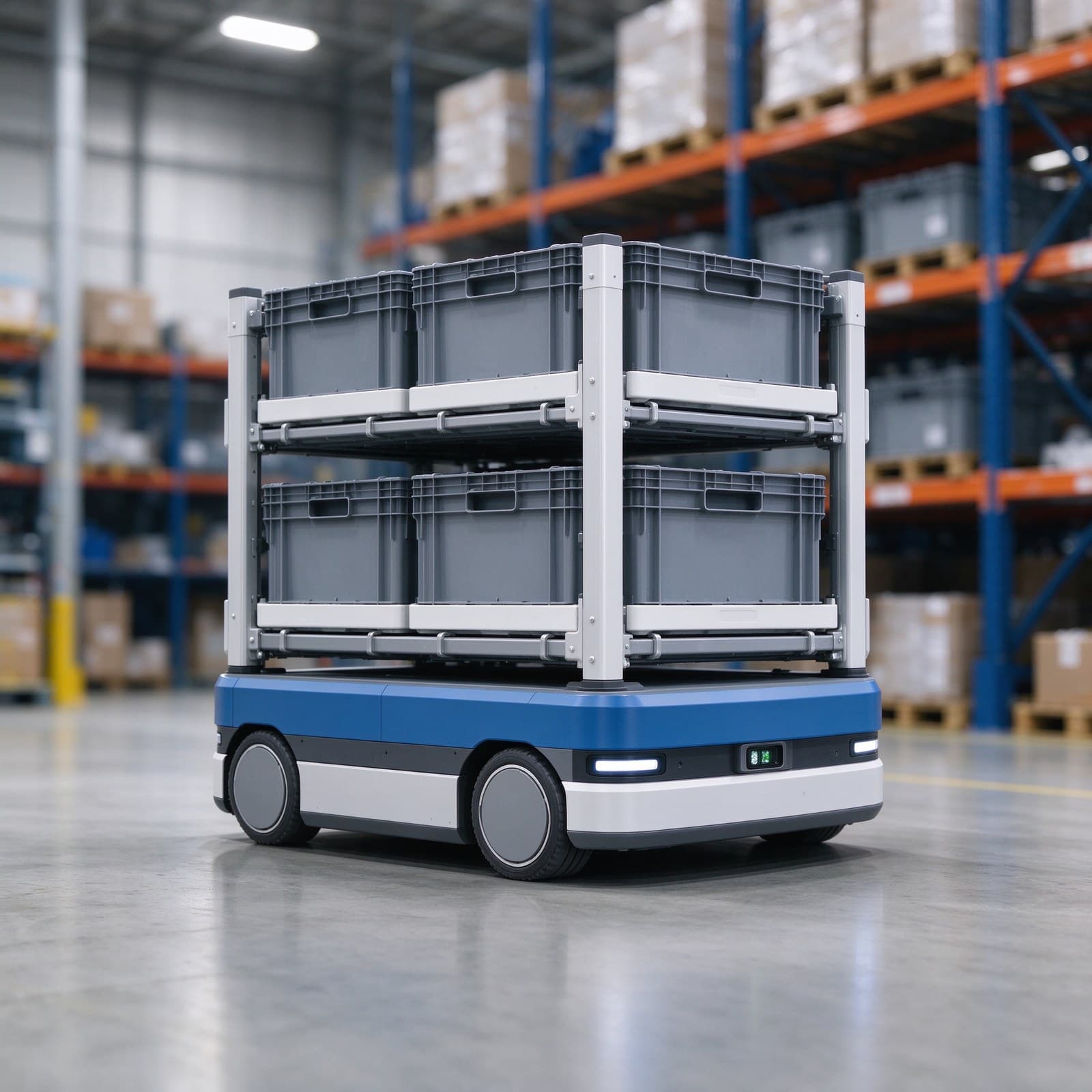 250kg Multi-Layer ACR Case-Handling AMR for Goods-to-Person Picking