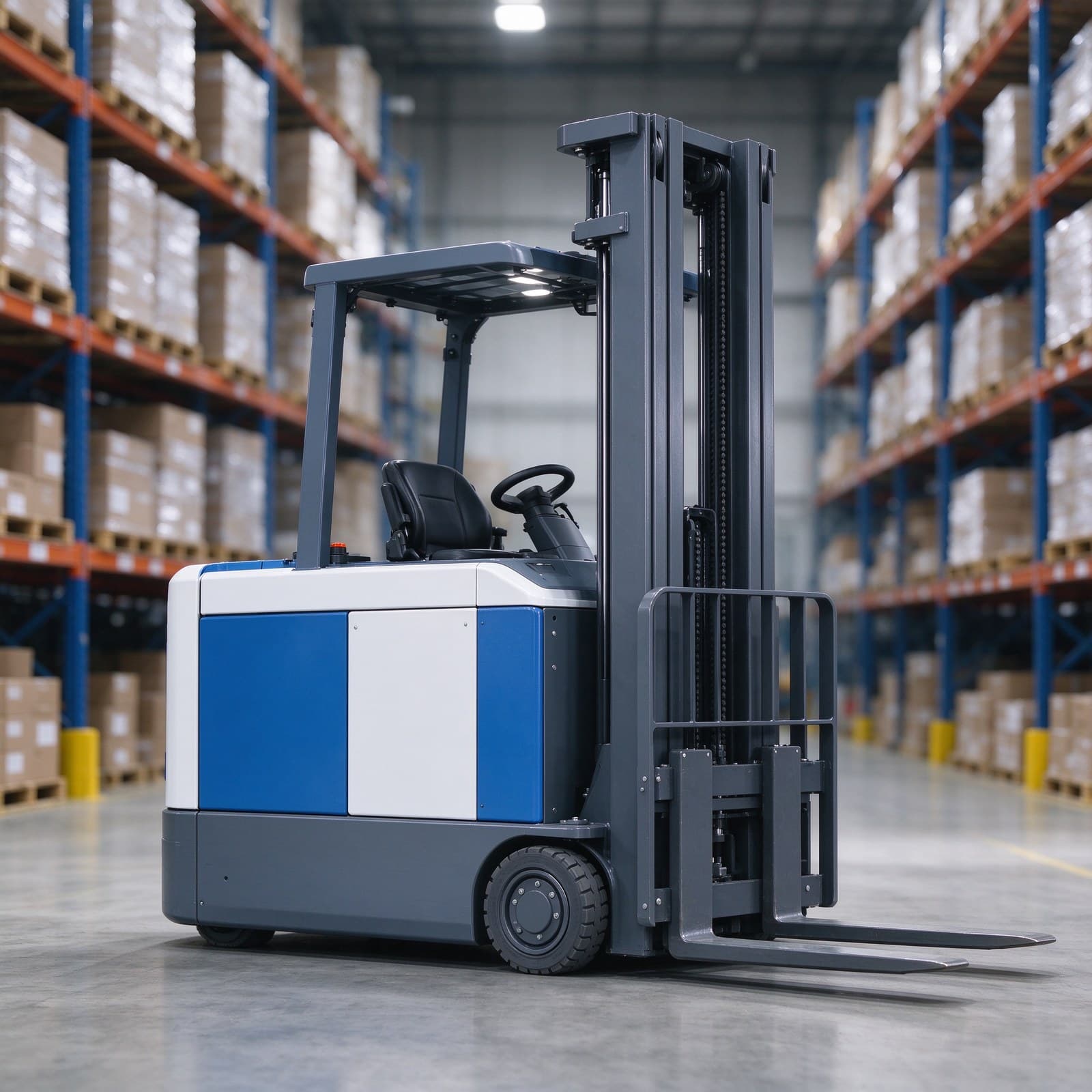 1.5t Automated Pallet Stacker AGV with Fixed Fork Spacing