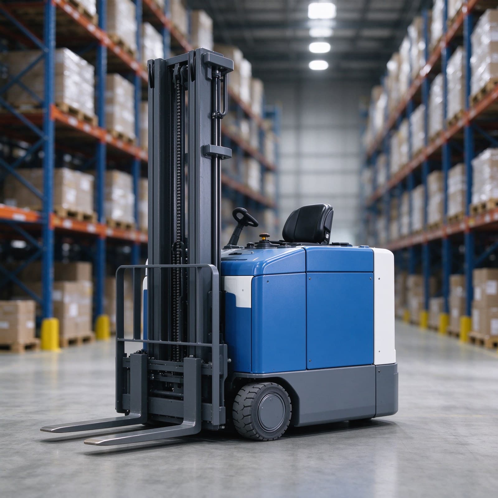 2t Compact Reach Truck AGV for 2.6 Meter Narrow Aisles