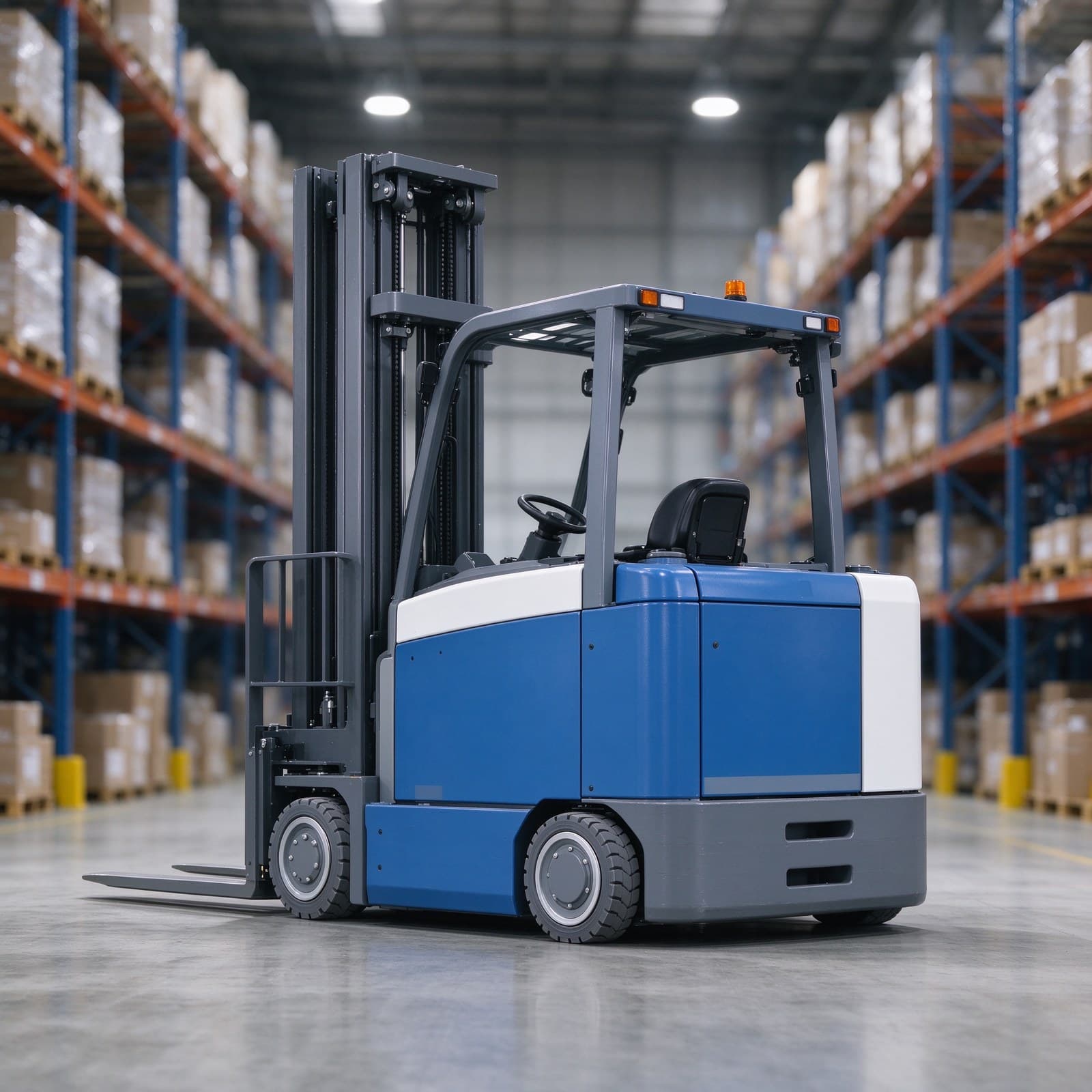 1t Omnidirectional Reach Truck AGV for Compact High-Bay Warehouses