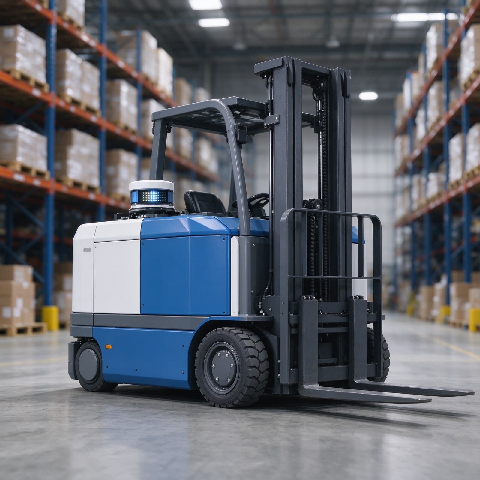3t Heavy Pallet AGV Forklift with 3D Laser SLAM Navigation