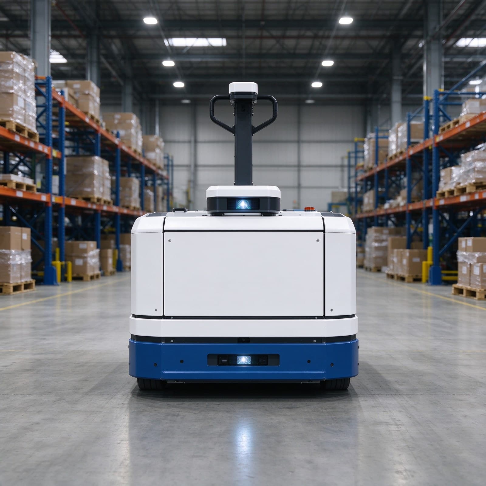 1 Ton Laser-Navigation AGV Pallet Truck, Auto Charging