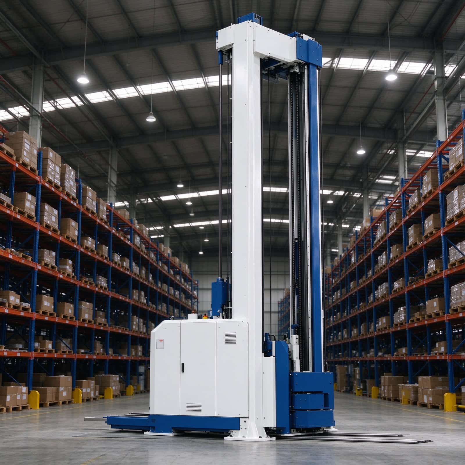 Custom Single-Column ASRS Stacker Crane up to 8.5 m Height