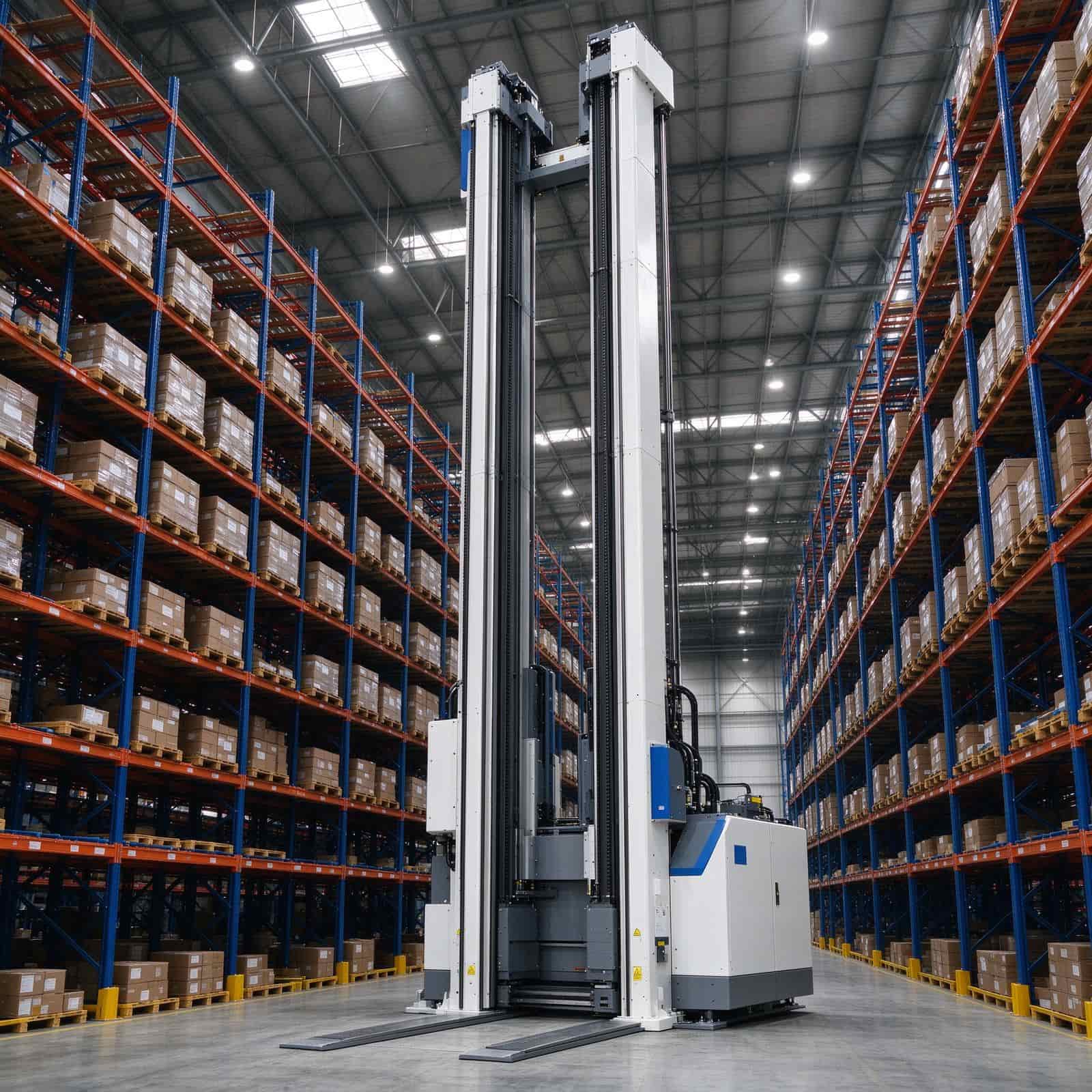 Custom Double-Column ASRS Stacker Crane up to 13 m Height