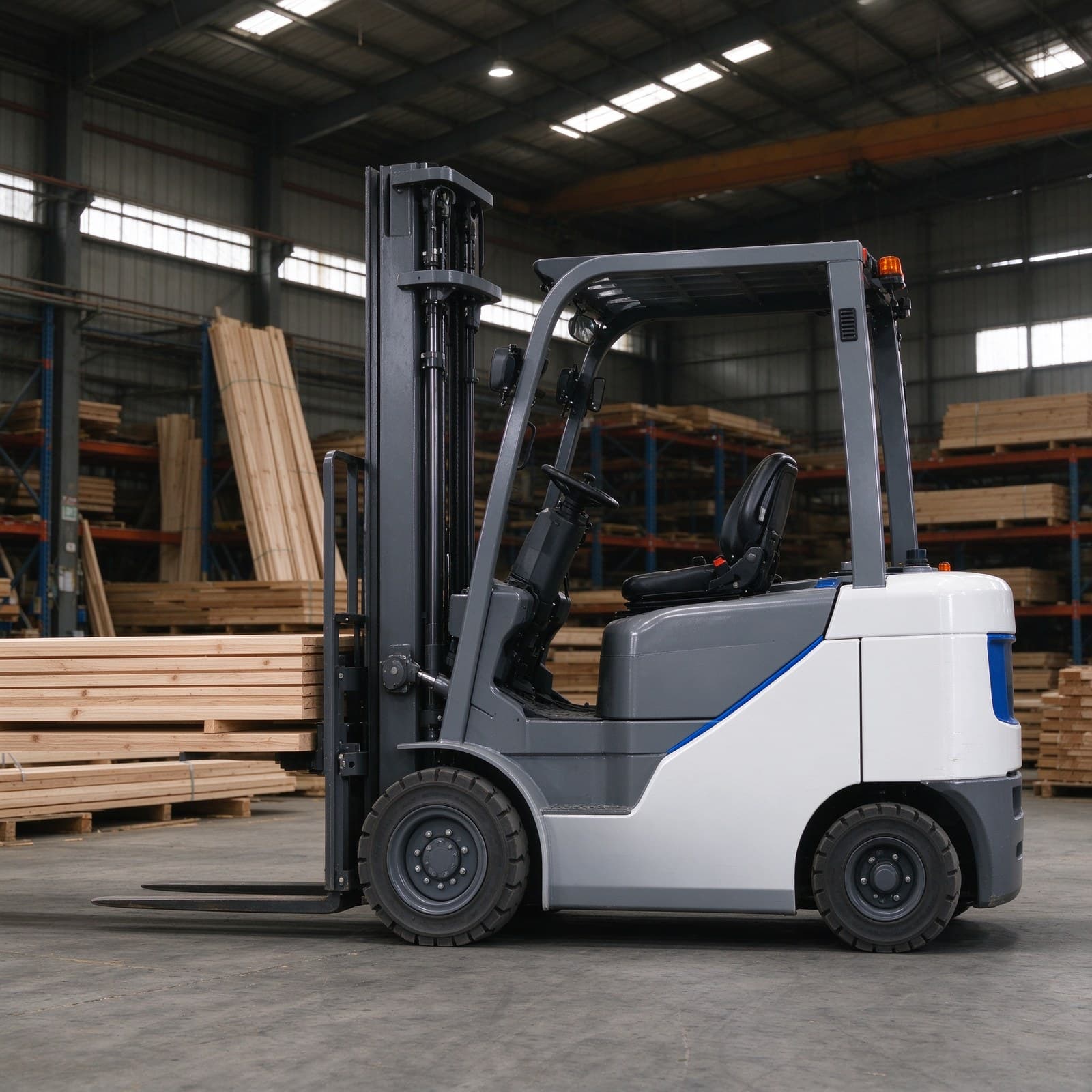 1.6-2 Ton 4-Directional Electric Forklift for Long Products