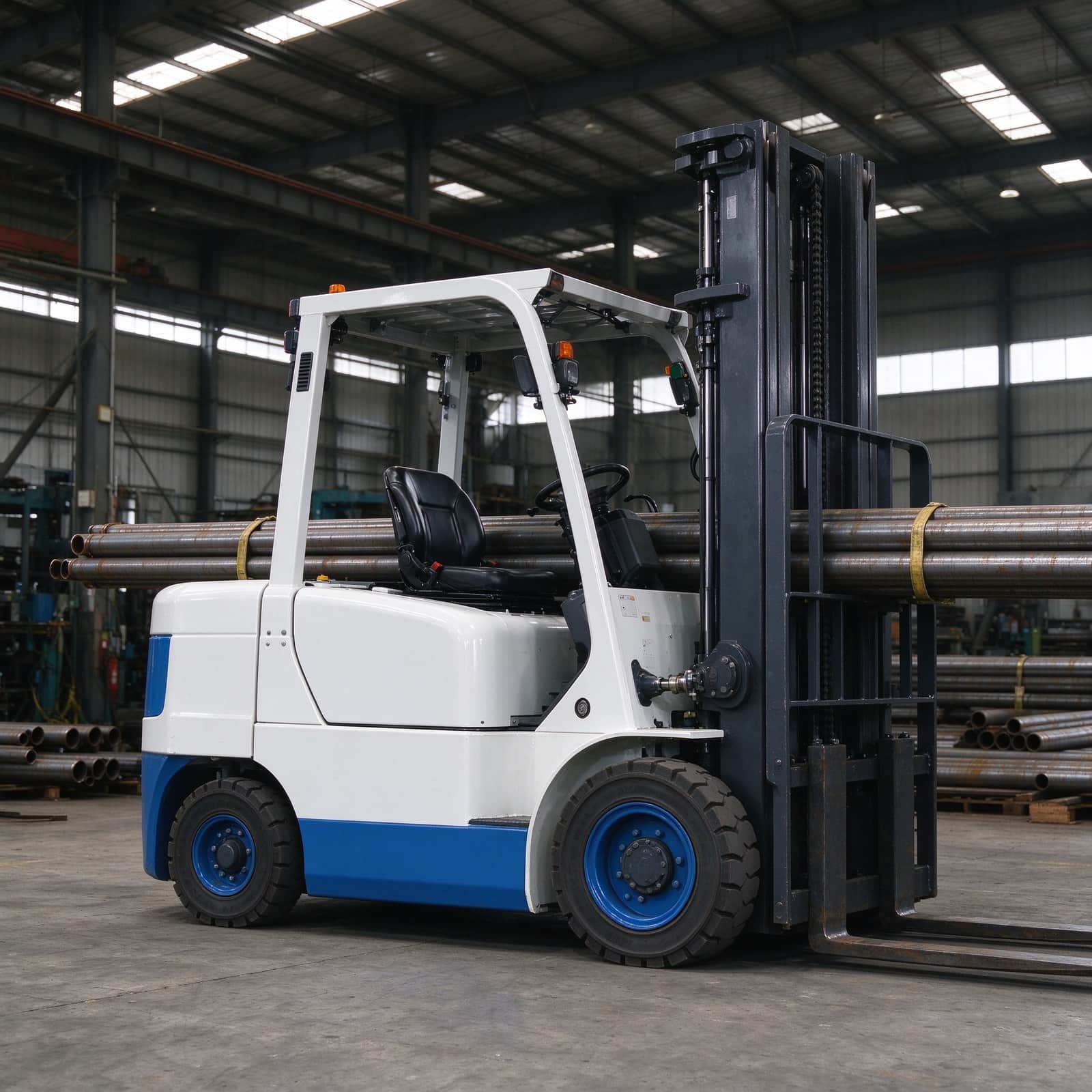 2.5-3 Ton Full Directional 4-Way Electric Forklift for Long Loads