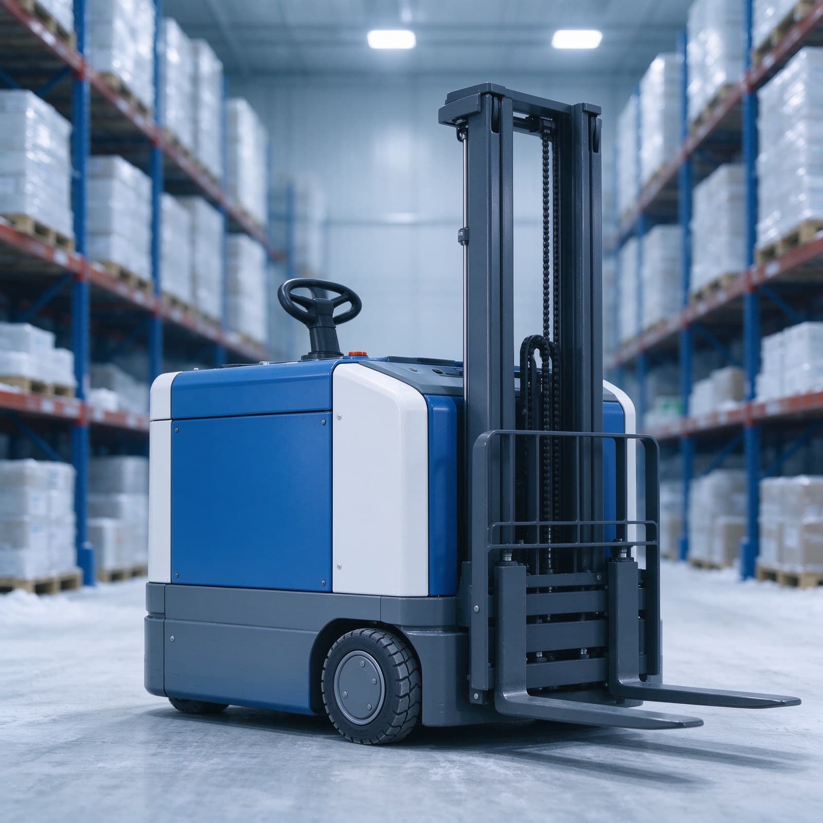 Zhenyu Robotics autonomous unmanned forklift with 1200 kg