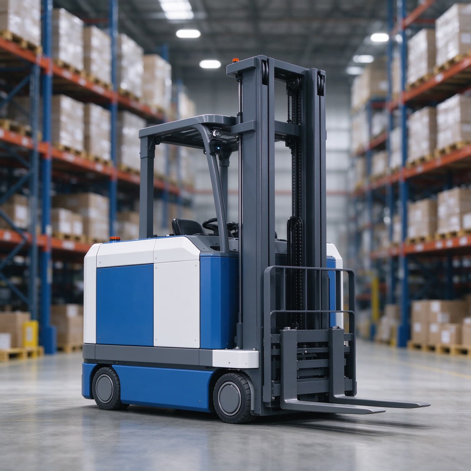 Zhenyu Robotics autonomous unmanned forklift with 1.5-2T and Laser Navigation