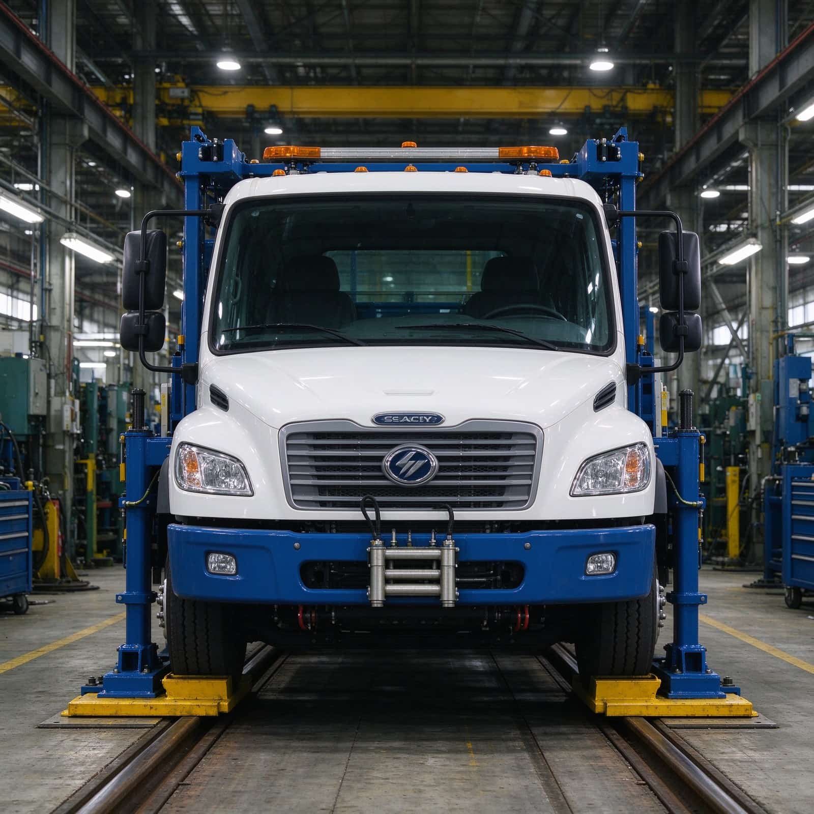 Custom Rail Service Truck for Specialized Handling Projects