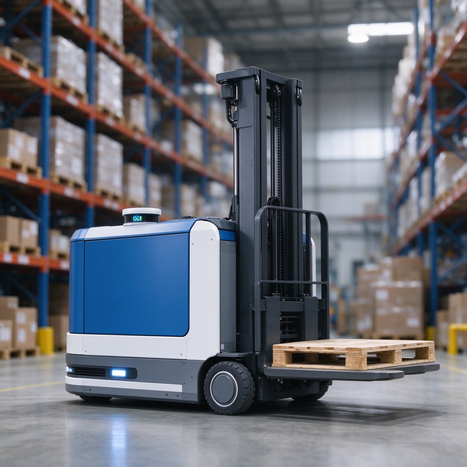 Laser SLAM Autonomous Pallet Truck 2t for Warehouse Horizontal Transport