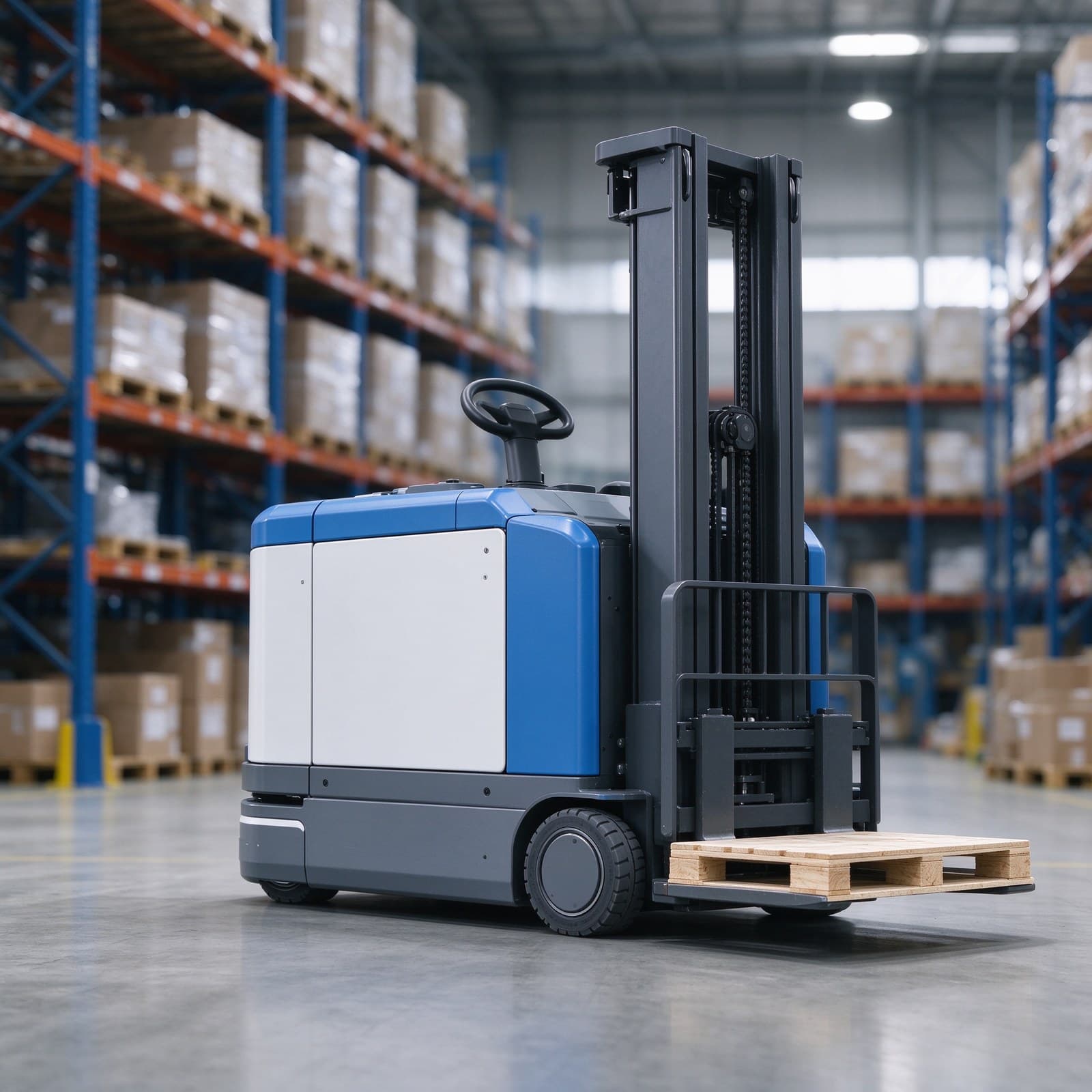 Zhenyu Robotics autonomous unmanned forklift with 1500KG and 2D Laser SLAM / 3D Laser SLAM
