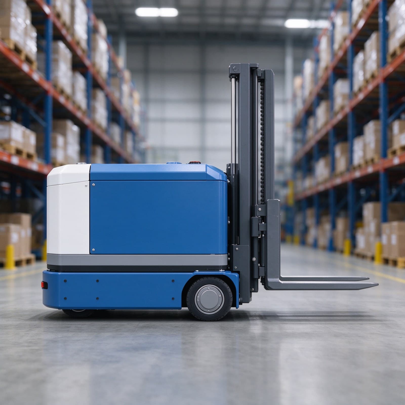 Zhenyu Robotics unmanned material handling robot with Precise docking lift, side for… and Laser, QR code, magnetic strip…