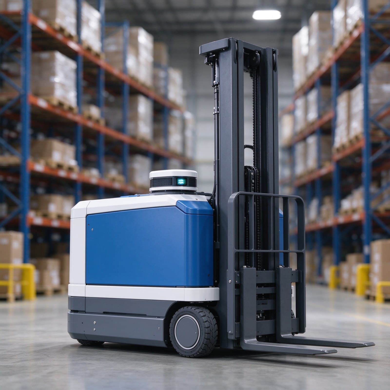 Laser SLAM Automatic Stacker Forklift 1.4t for Pallet Stacking Operations
