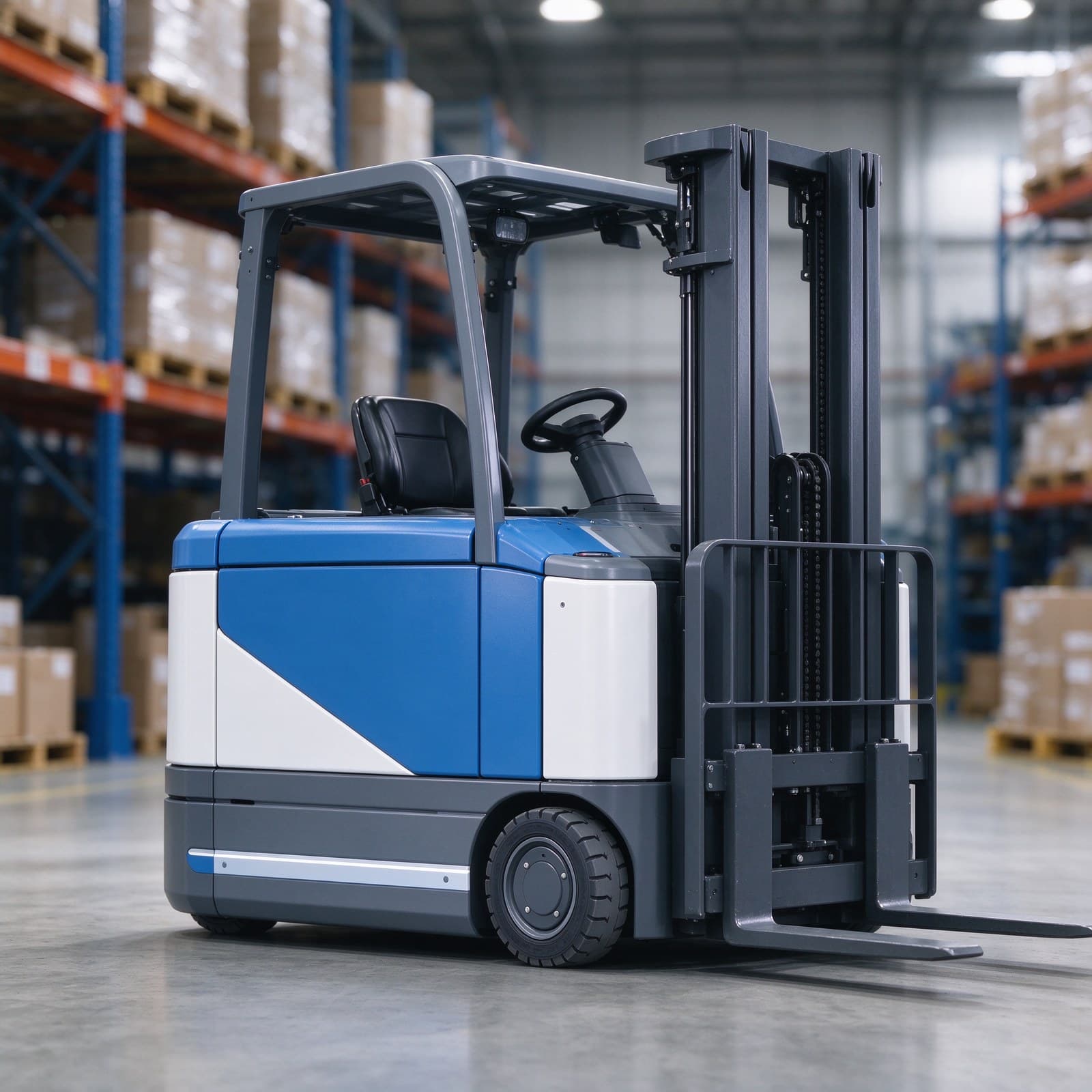 Laser SLAM Counterbalanced AGV Forklift 1.4t for Heavy Load Handling