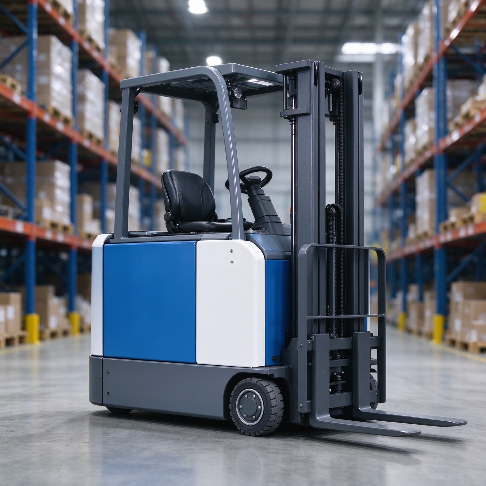 Laser SLAM Latent Lift-up AMR 1.4t for Shelf and Carton Transport