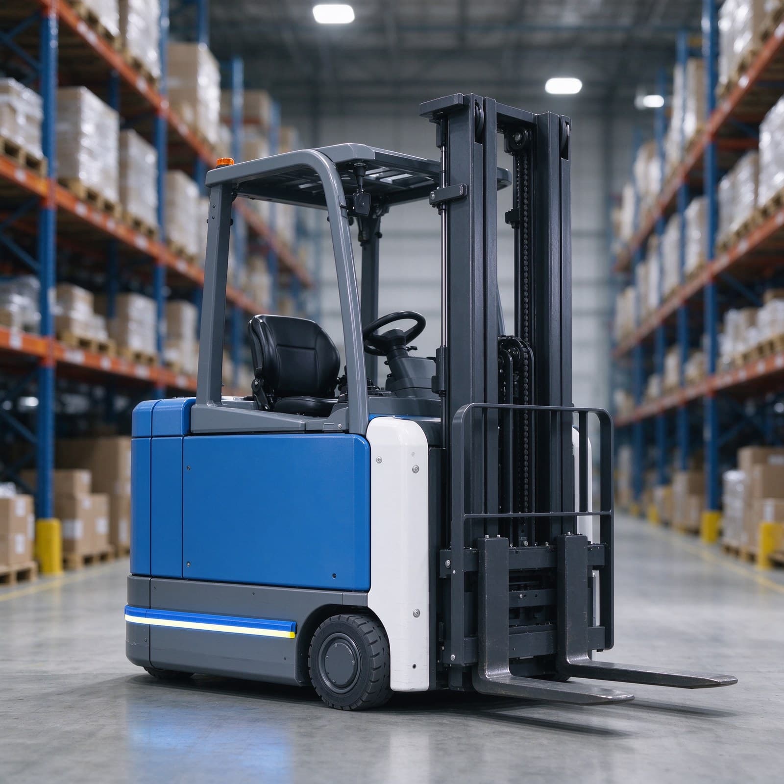Laser SLAM Latent Lift-up AMR 3t for Shelf and Carton Transport