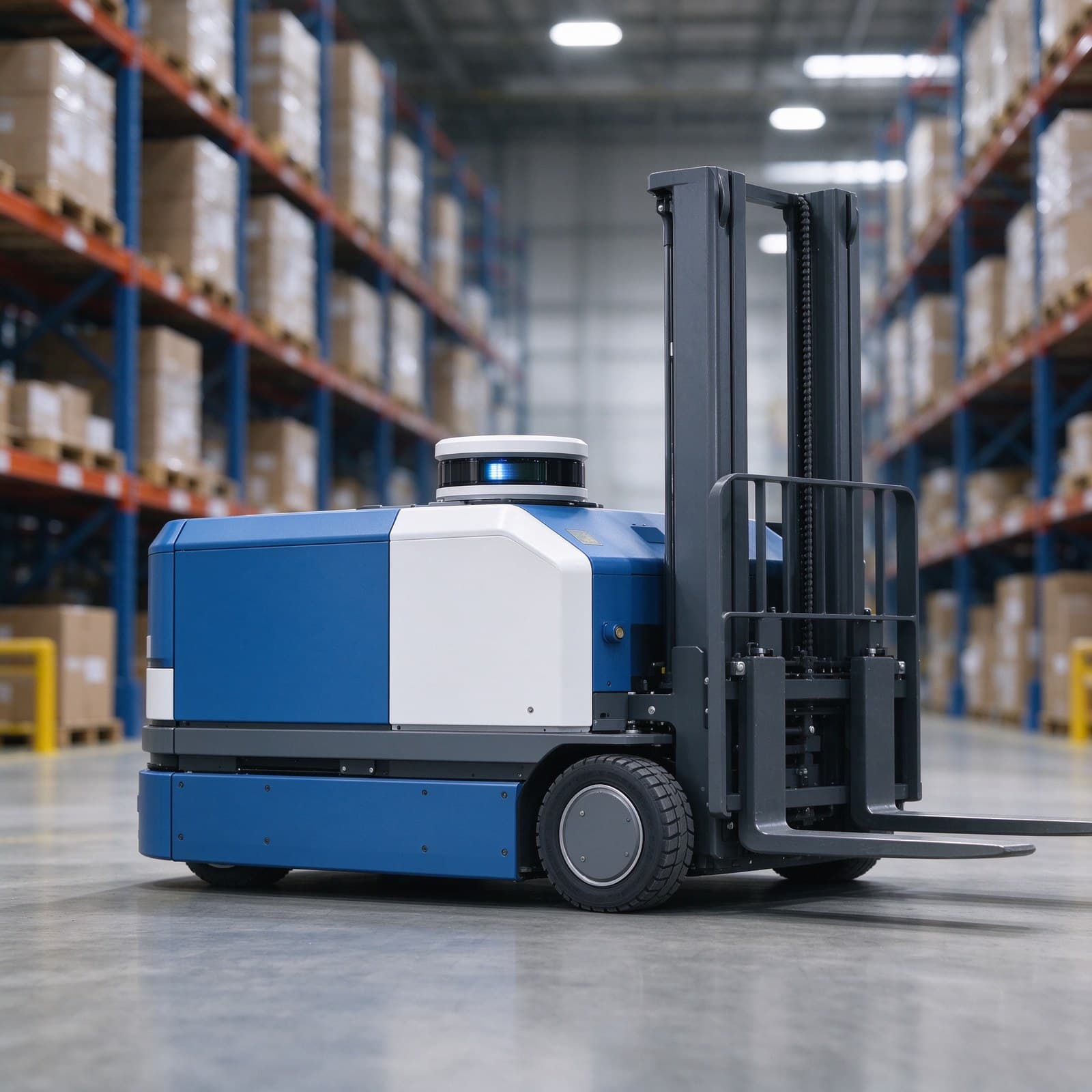 Laser SLAM Autonomous Pallet Truck 1t for Warehouse Horizontal Transport