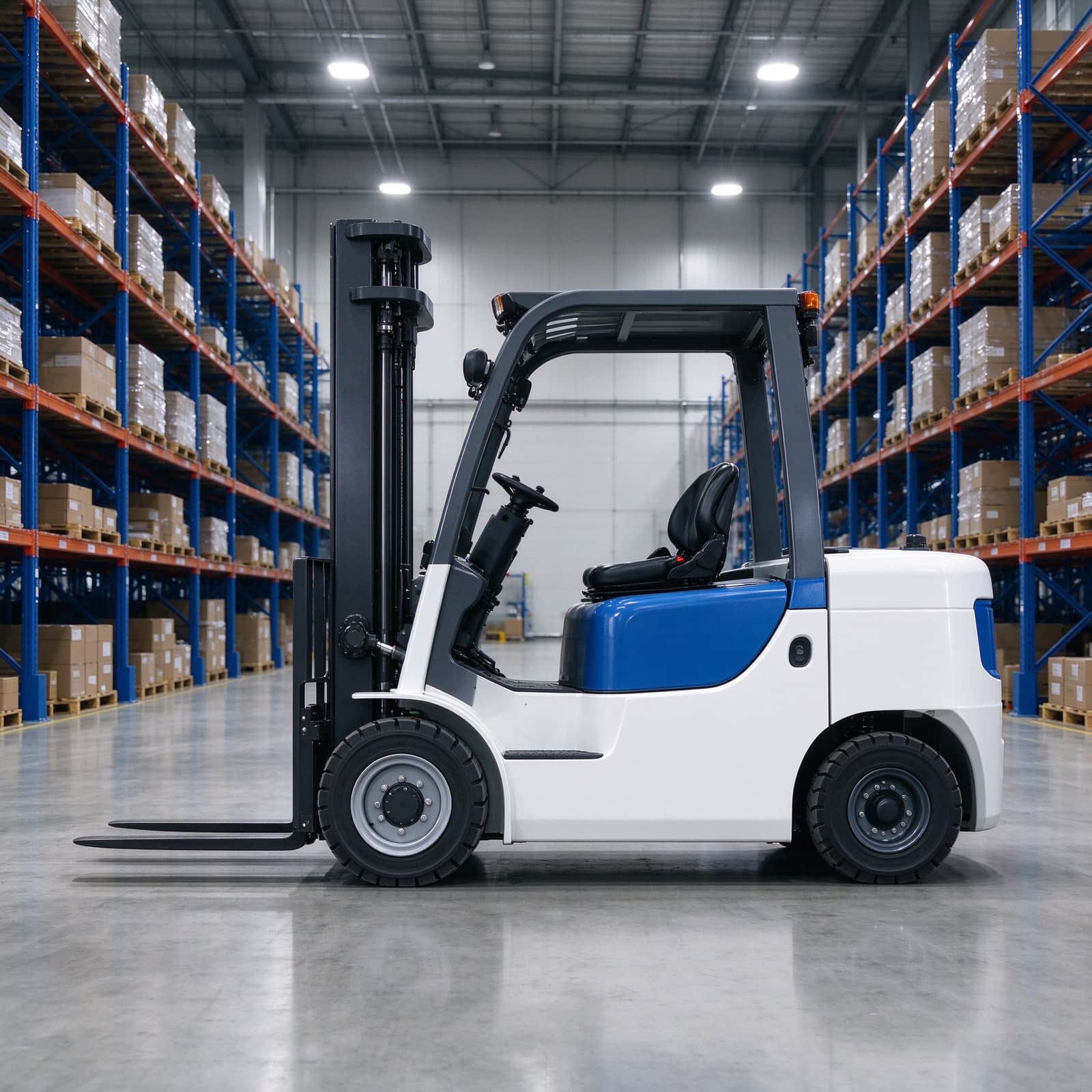 Electric Forklift Truck for Warehouses