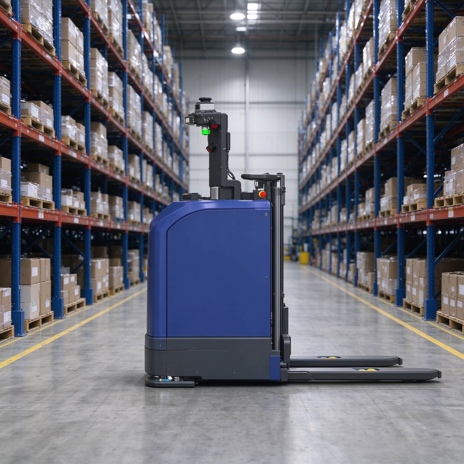 Narrow Aisle AGV Stacker BR-F12SL-LD 1.2T for Compact Racking