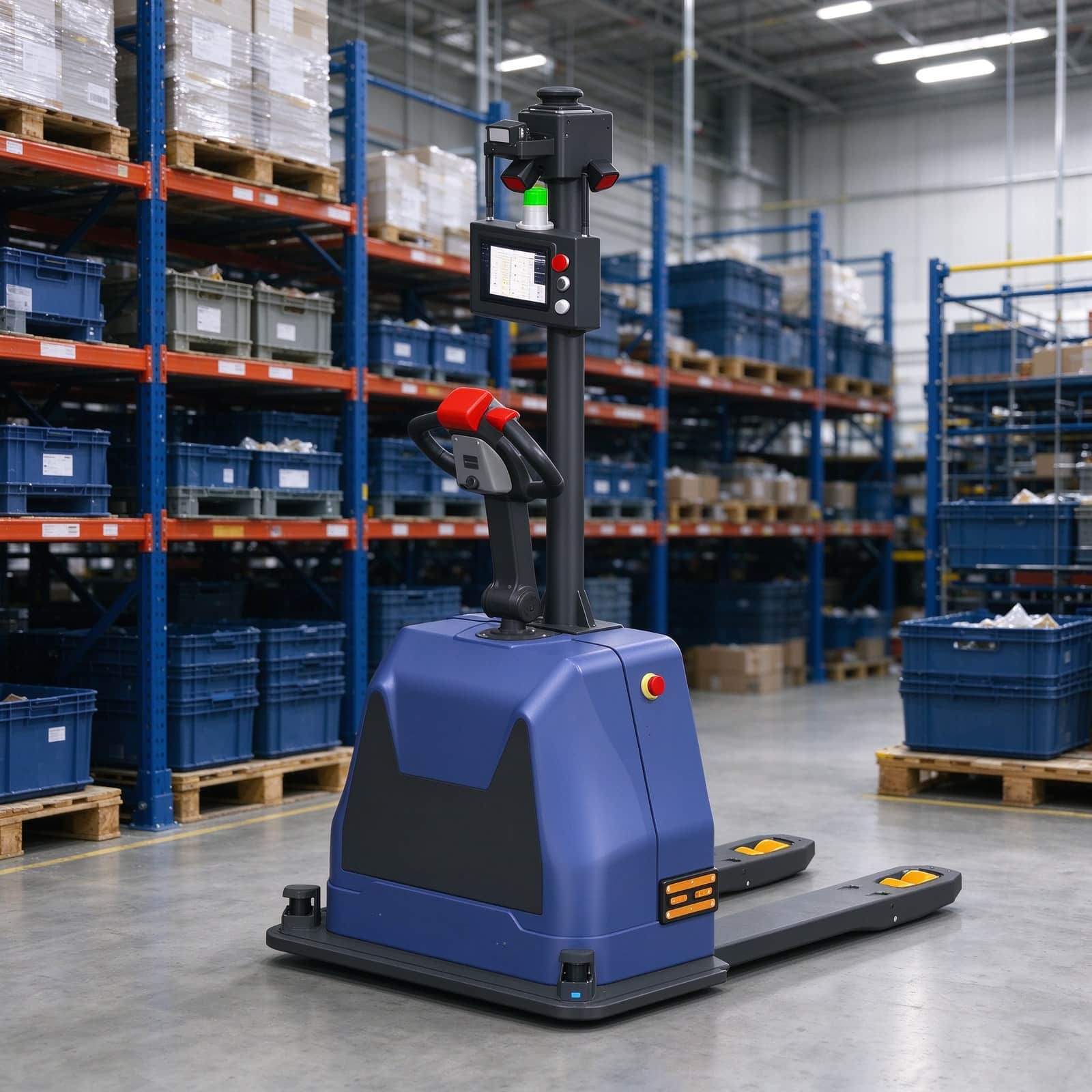 Autonomous Flatbed Mover Forklift BR-F15P-ZL 1.5T Pallet Handling