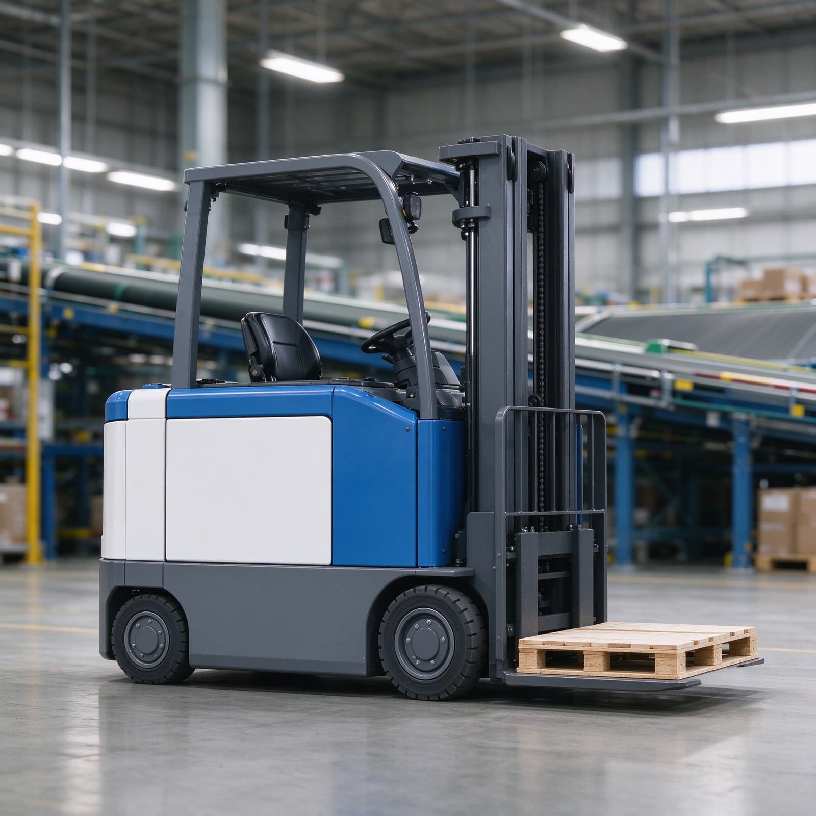 Balanced 2T Indoor AGV Counterbalance Forklift BR-F20E-IN-MM