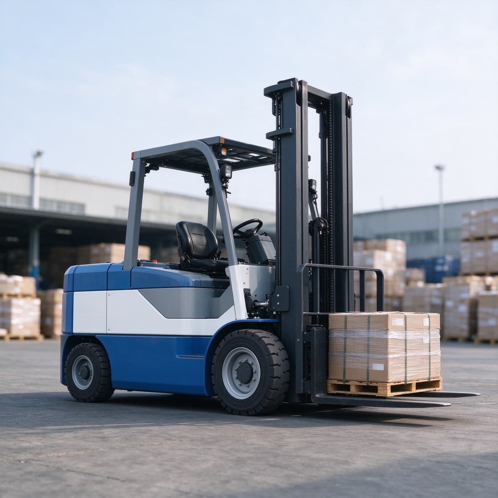 Outdoor AGV Counterbalance Forklift BR-F20Epro-OUT-MM 2T Yard Work