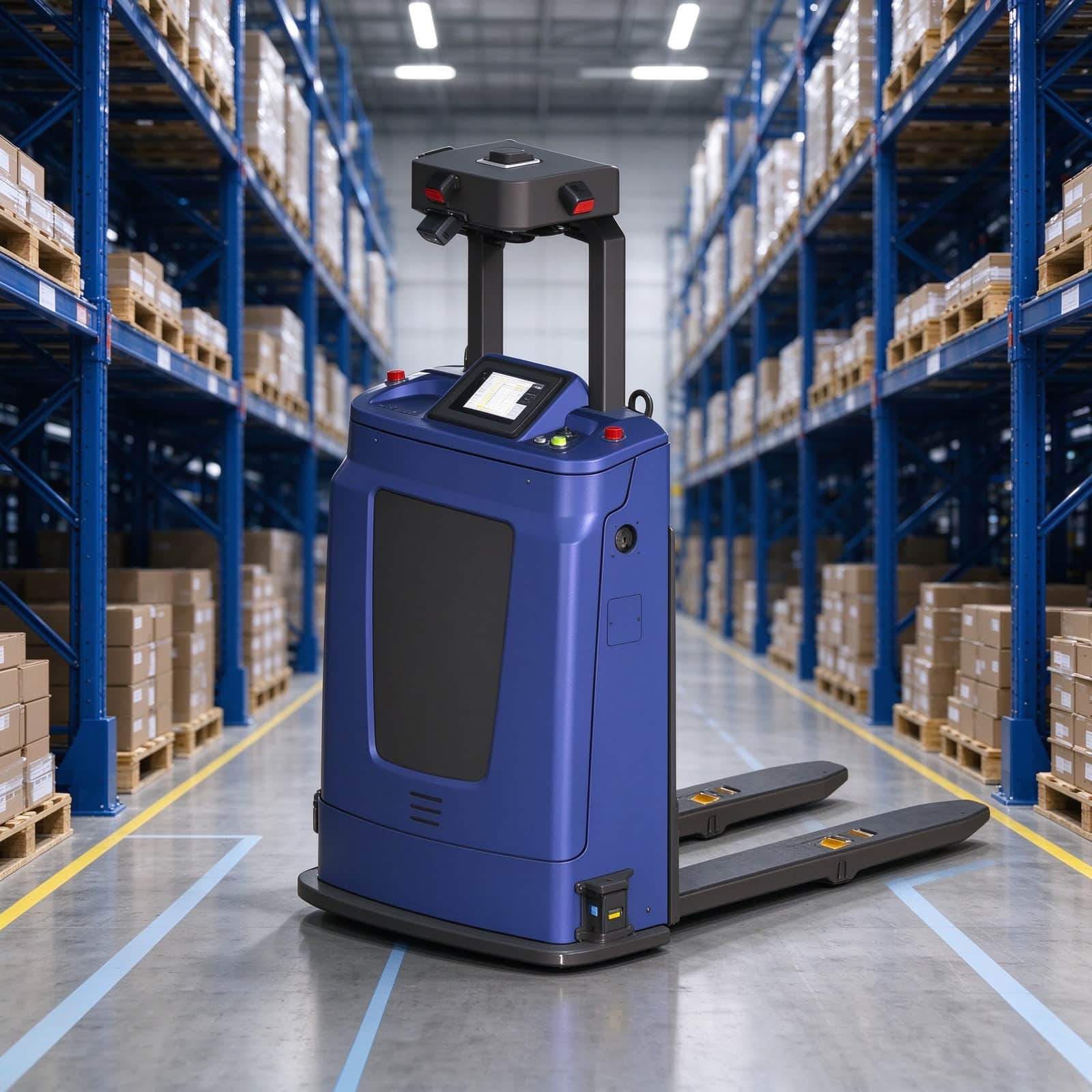 Autonomous Flat Handling Forklift BR-F20P-MM 2T Pallet Transport
