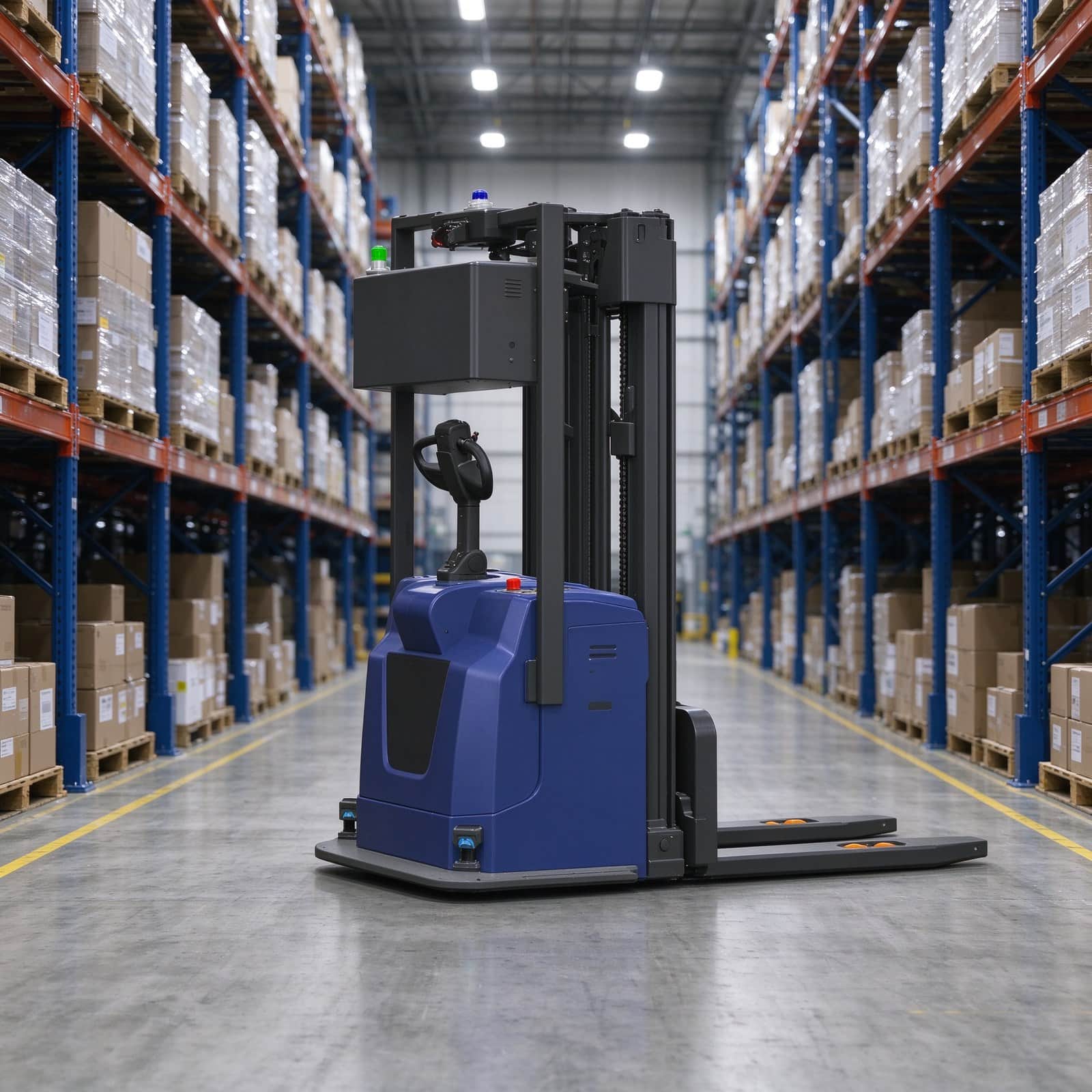 Narrow Aisle AGV Stacker BR-F20SL-MM 2T with 3M Lift Height