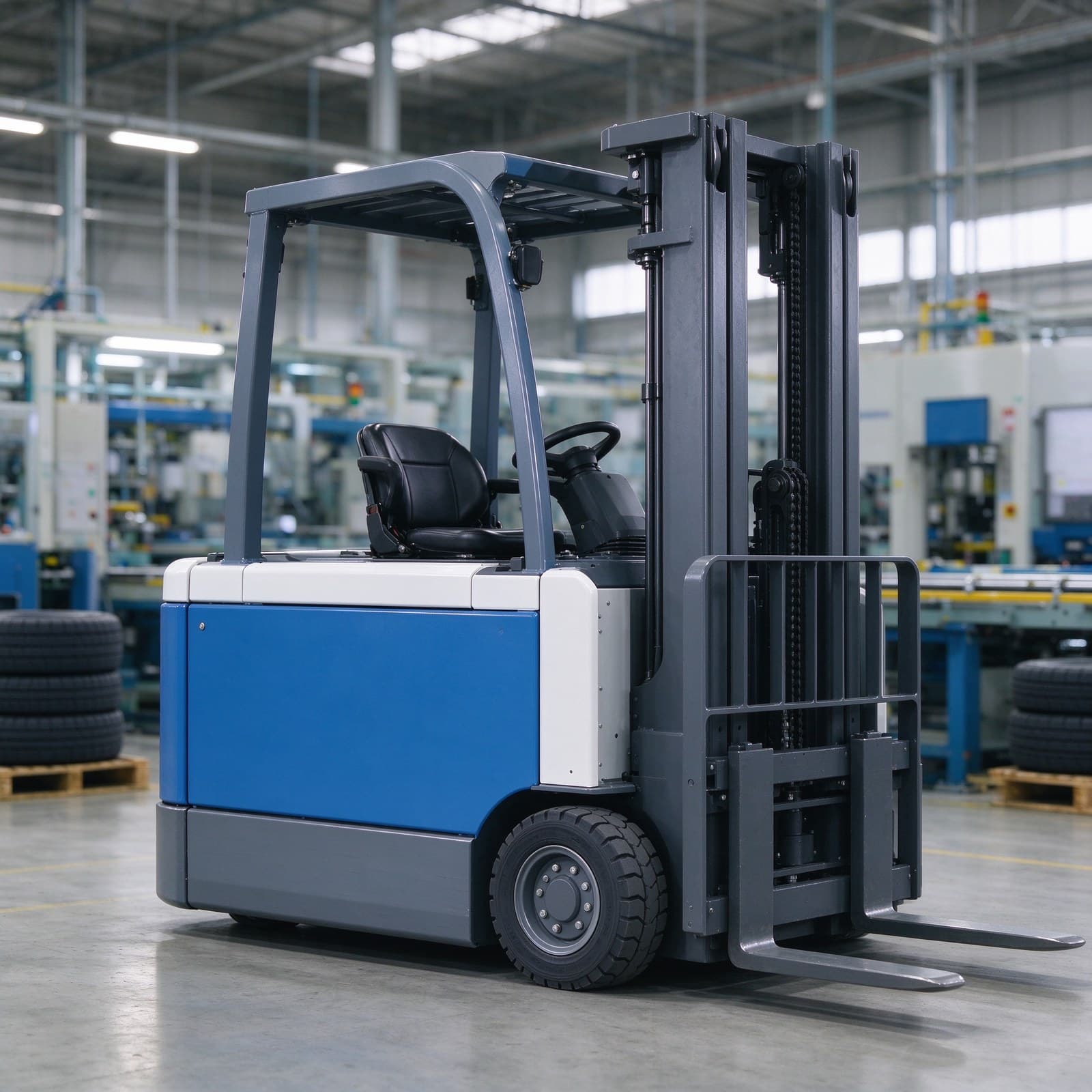 Heavy Duty Indoor AGV Counterbalance Forklift BR-F35E-IN-LD 3.5T