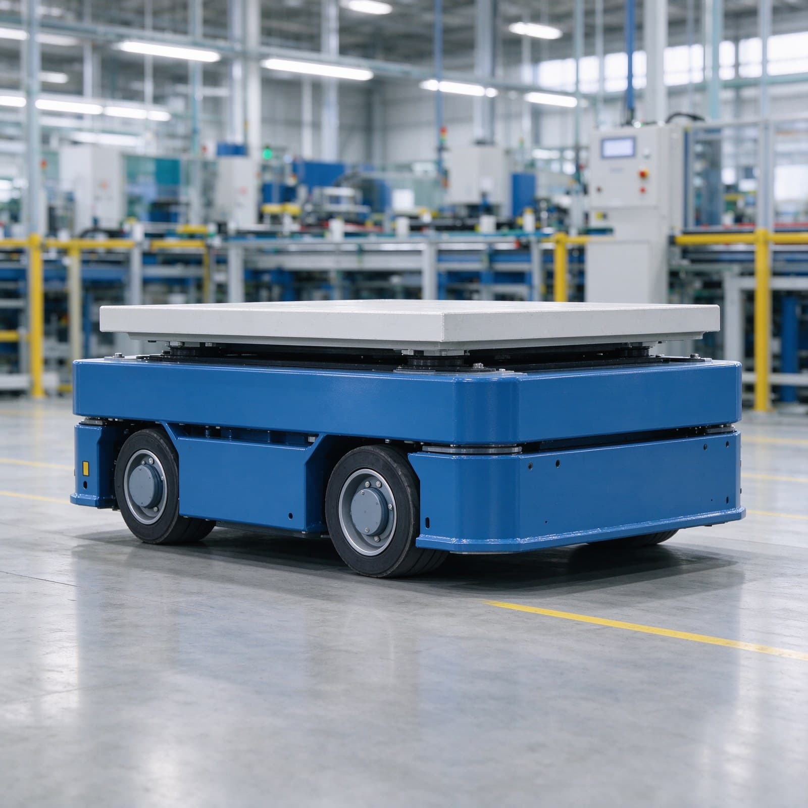 Zhenyu Robotics unmanned material handling robot with Custom clamp load transport, t… and Laser, QR code, Magnetic tape…