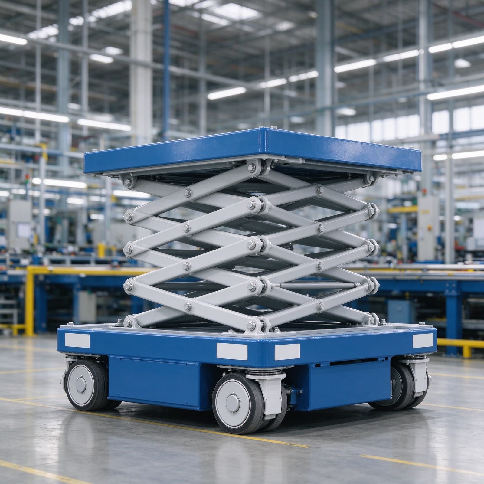 Zhenyu Robotics unmanned material handling robot with Electric hydraulic platform li… and Laser, QR code, Magnetic tape…