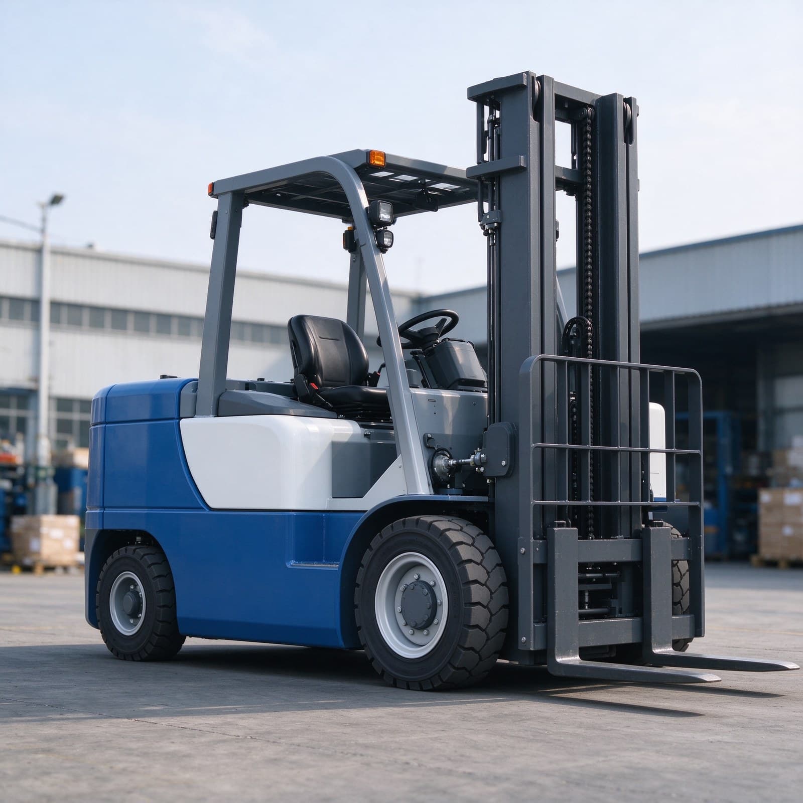 Stacker Agv with 3500kg Capacity for Automated Warehouse Material Transport