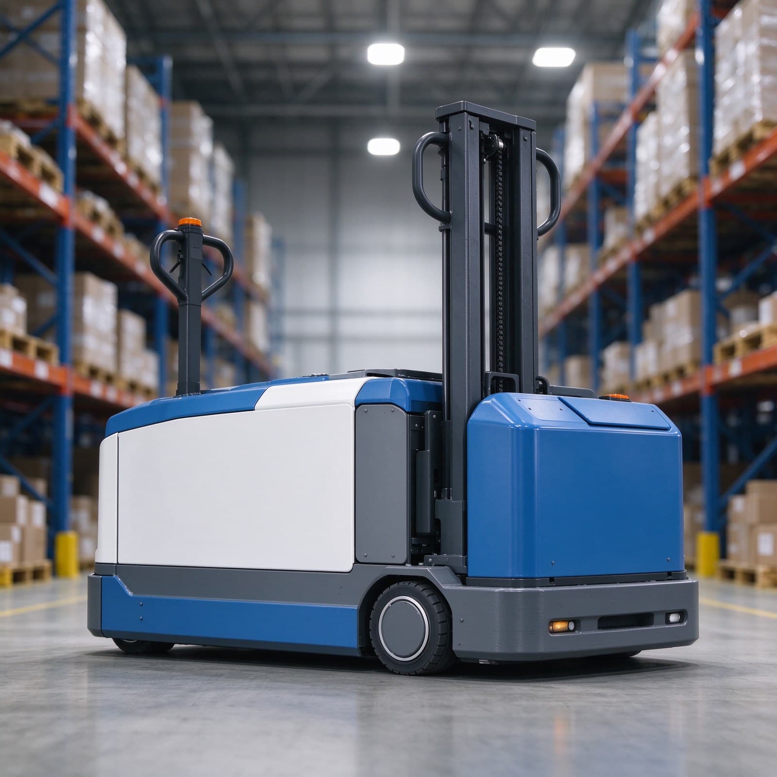 Pallet Truck Agv with 2000 kg Capacity for Automated Warehouse Material Transport