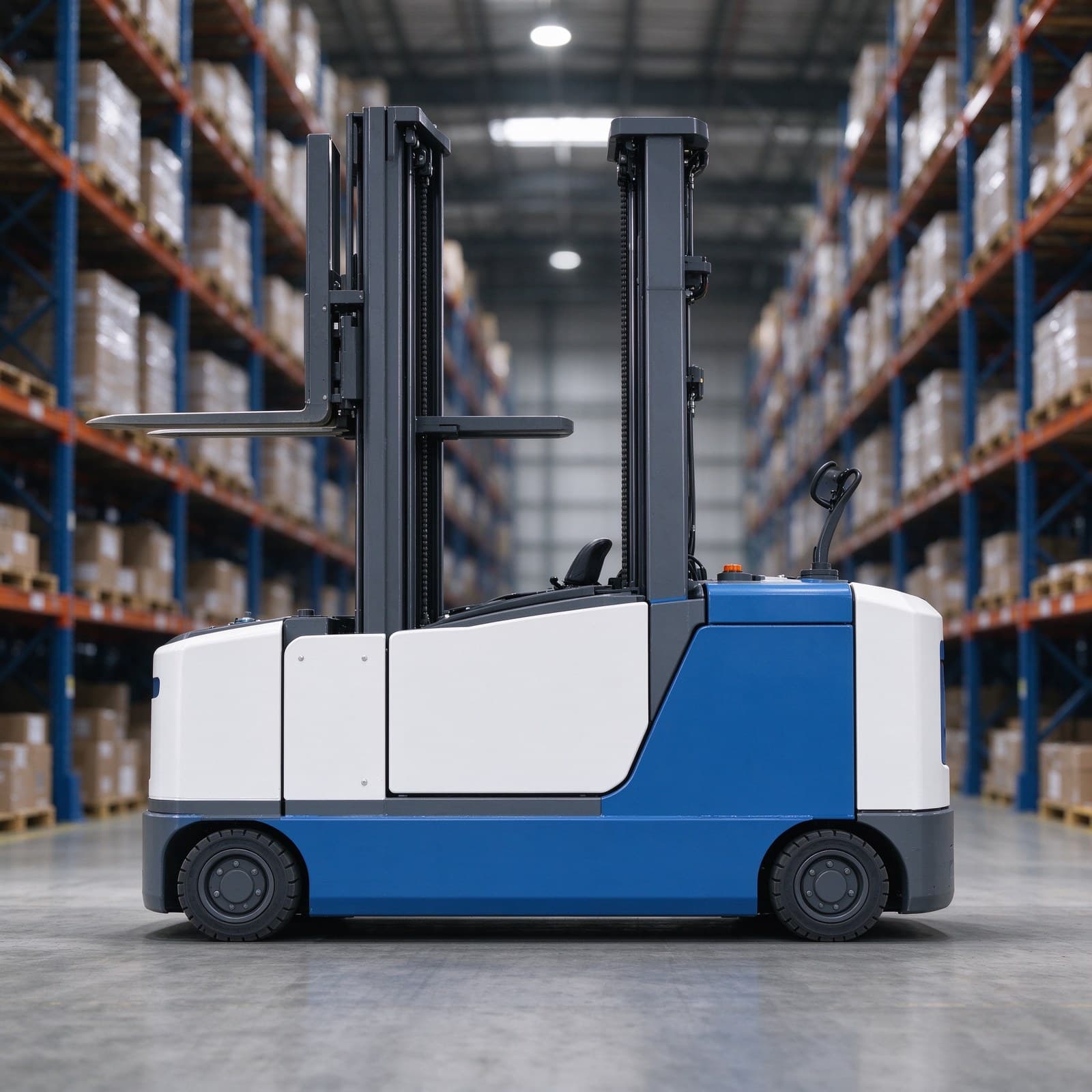 Stacker Agv with 2000kg Capacity for Automated Warehouse Material Transport