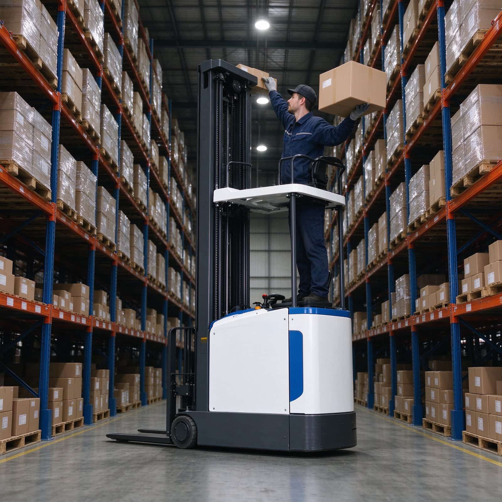 1500kg High Level Electric Order Picker, 9m Working Height