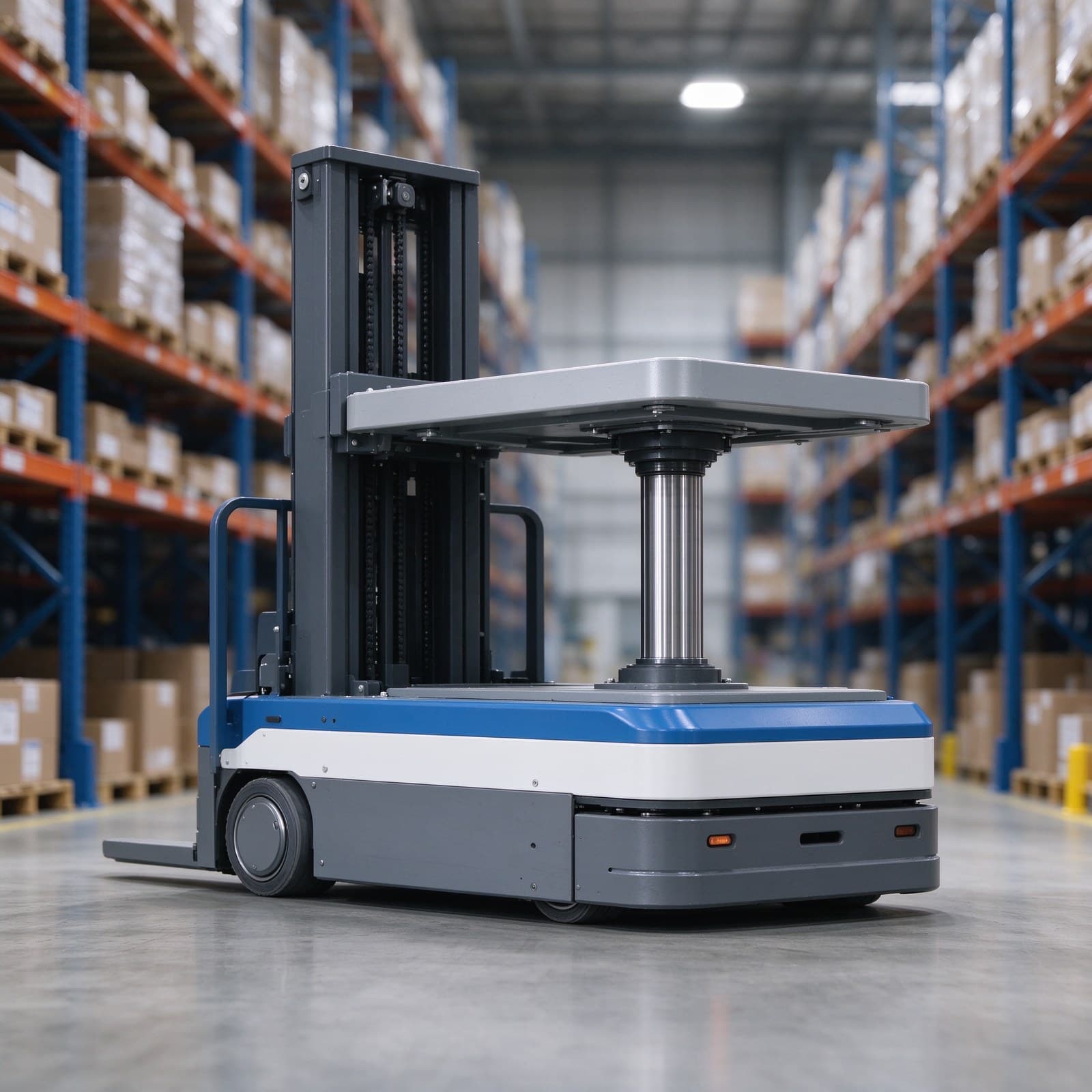 Latent Pallet AMR BR-L10P-JB 1T-1.5T Under-Ride AGV Robot