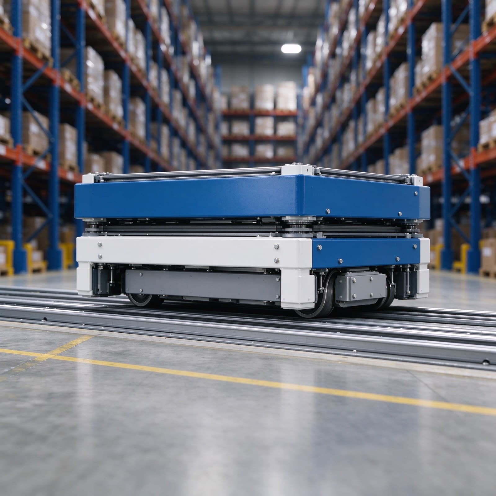 Zhenyu Robotics four-way warehousing shuttle with 50KG