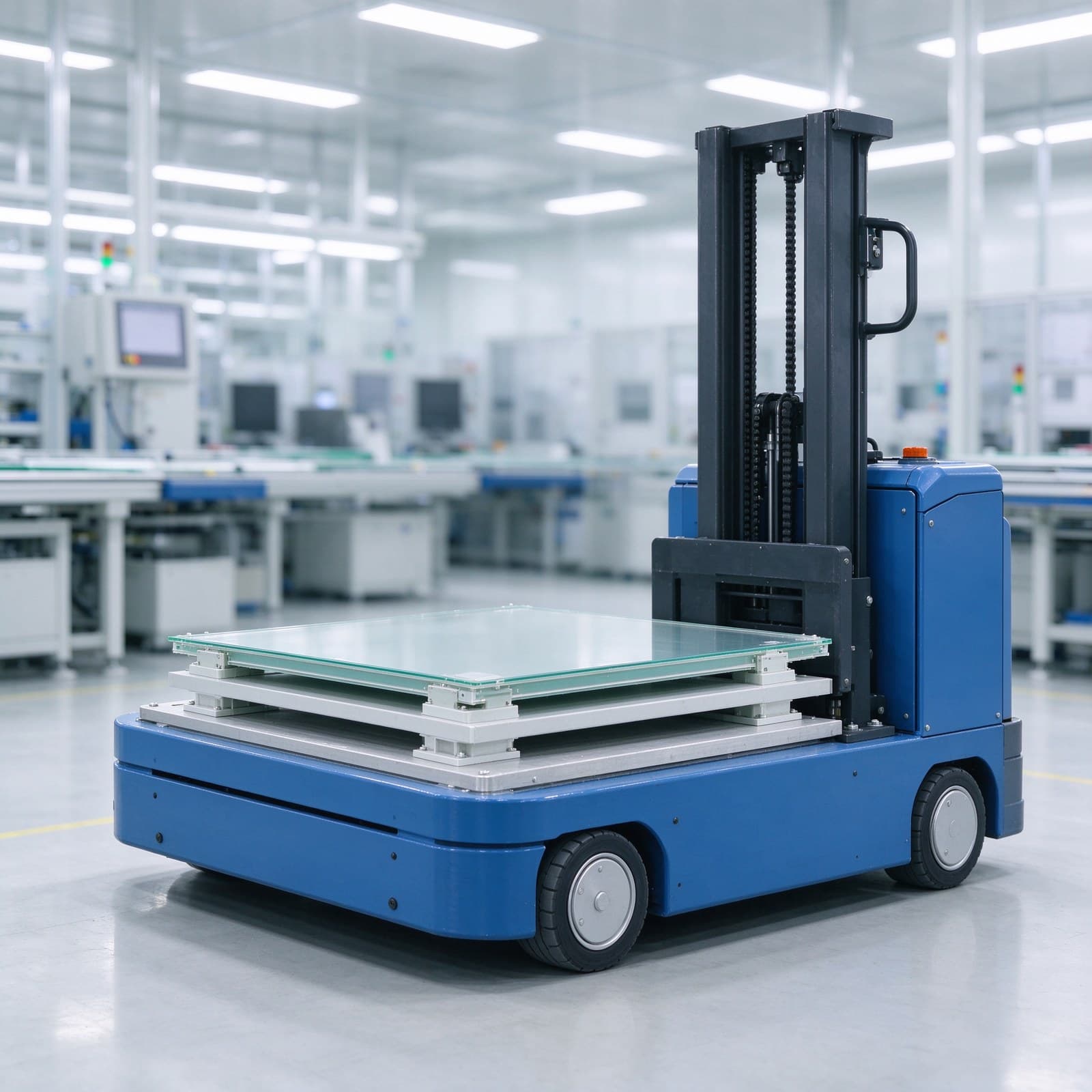 Zhenyu Robotics unmanned material handling robot with Forward docking and extending… and Laser, QR code, magnetic strip…