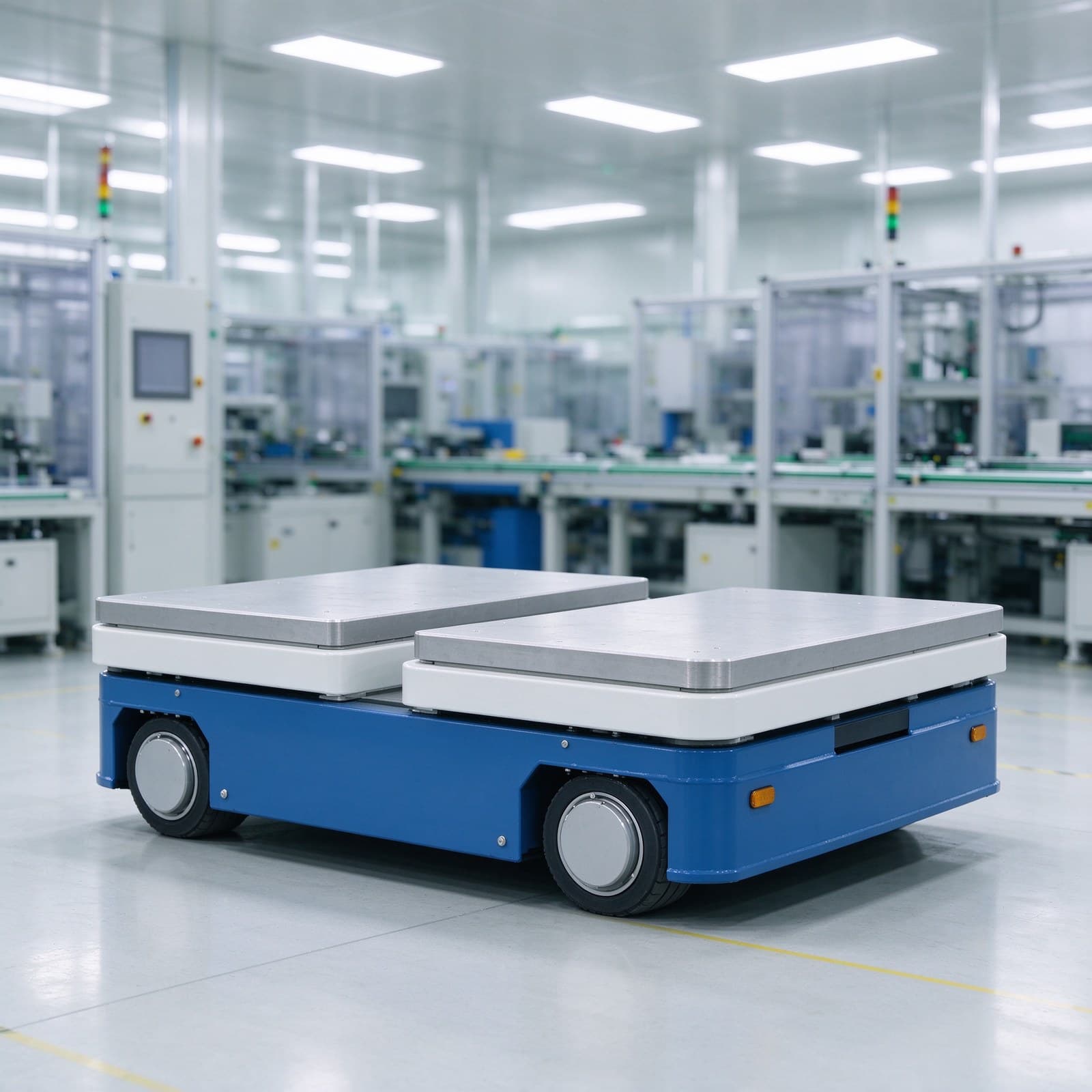 Zhenyu Robotics unmanned material handling robot with Side telescopic lift dual-laye… and Laser, QR code, Magnetic strip…