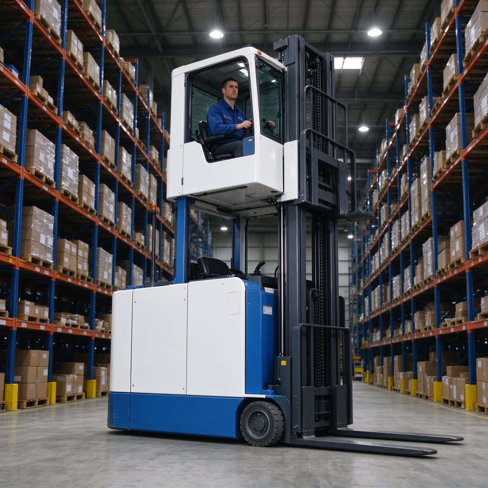 1.5 Ton Man-Up Very Narrow Aisle Order Picker Truck