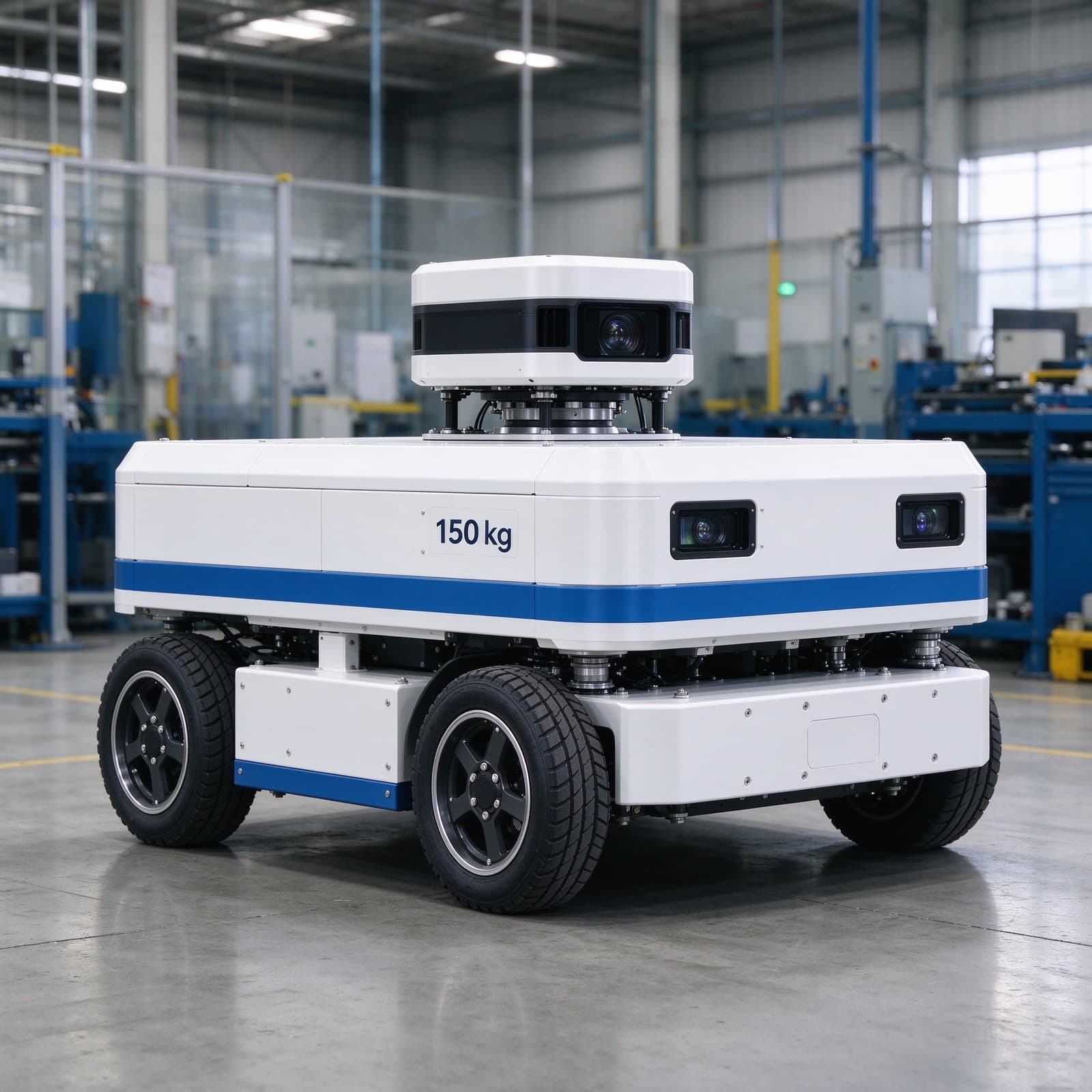 Laser SLAM Mobile Robot Chassis 150kg for Custom AMR Integration
