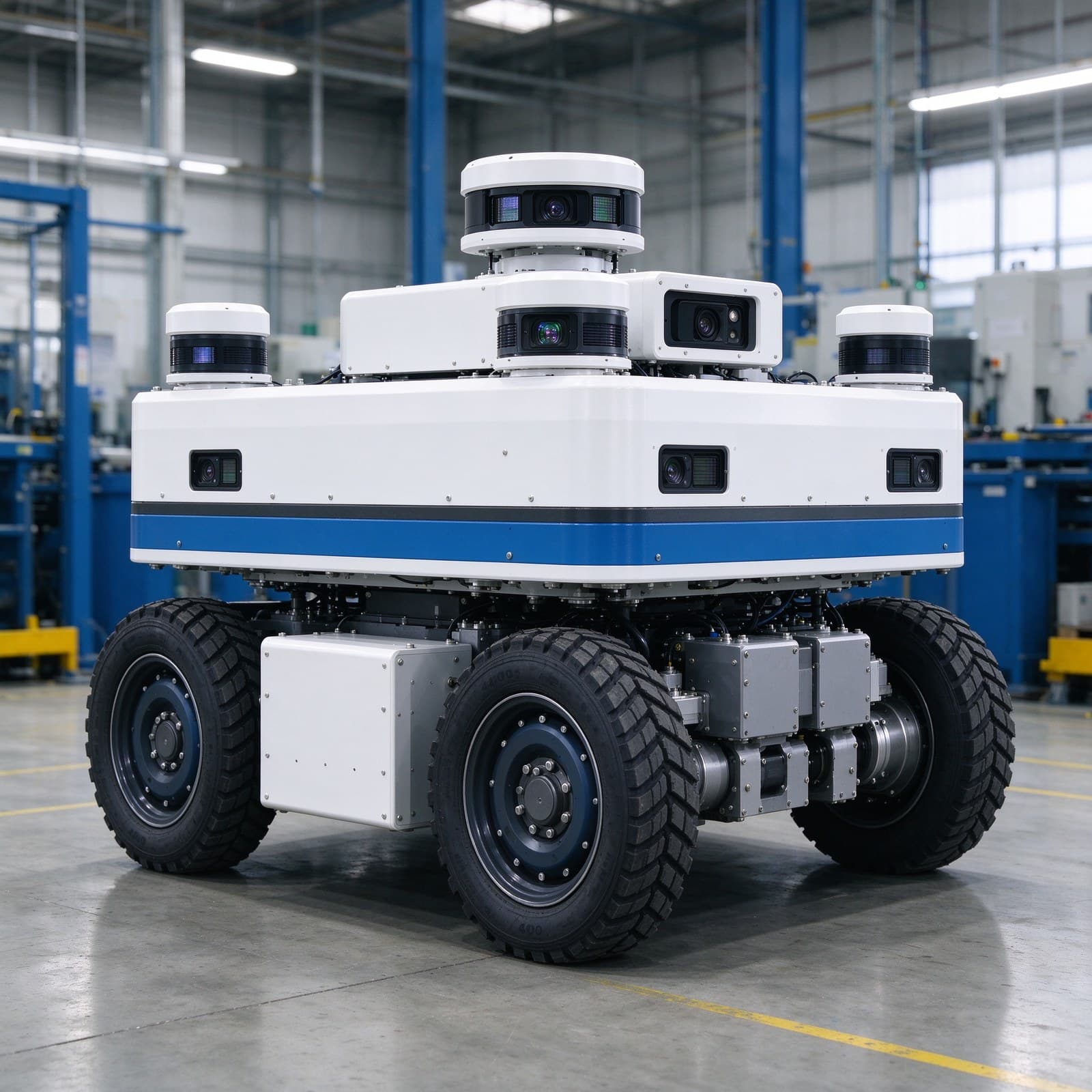 Laser SLAM Mobile Robot Chassis 400kg for Custom AMR Integration
