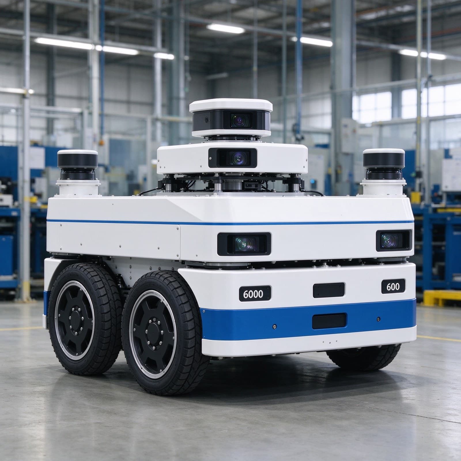 Laser SLAM Mobile Robot Chassis 600kg for Custom AMR Integration