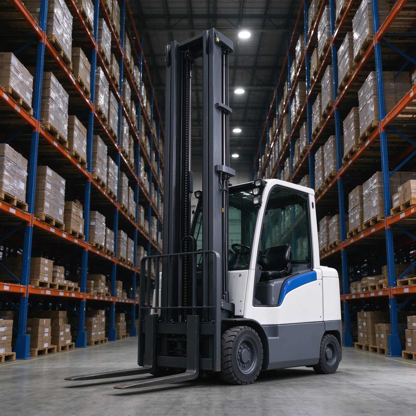 2 Ton Electric Reach Truck up to 14m High-Bay Stacking