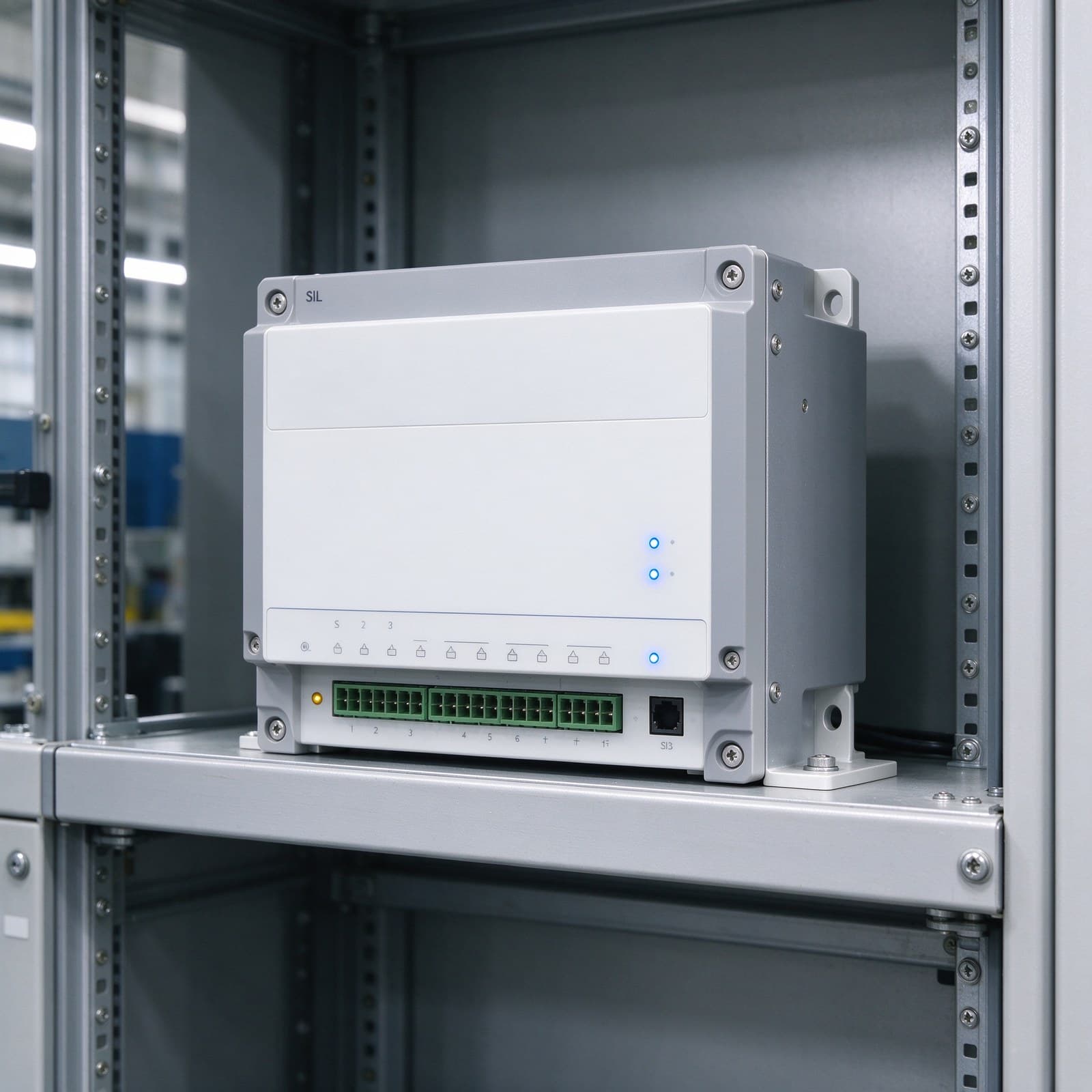 Safety Controller for AGV Vehicle Control with Safety Level up to SIL3 (IEC 61508) / PL e (ISO 13849), Measured Variables position, speed, direction, distance, acceleration