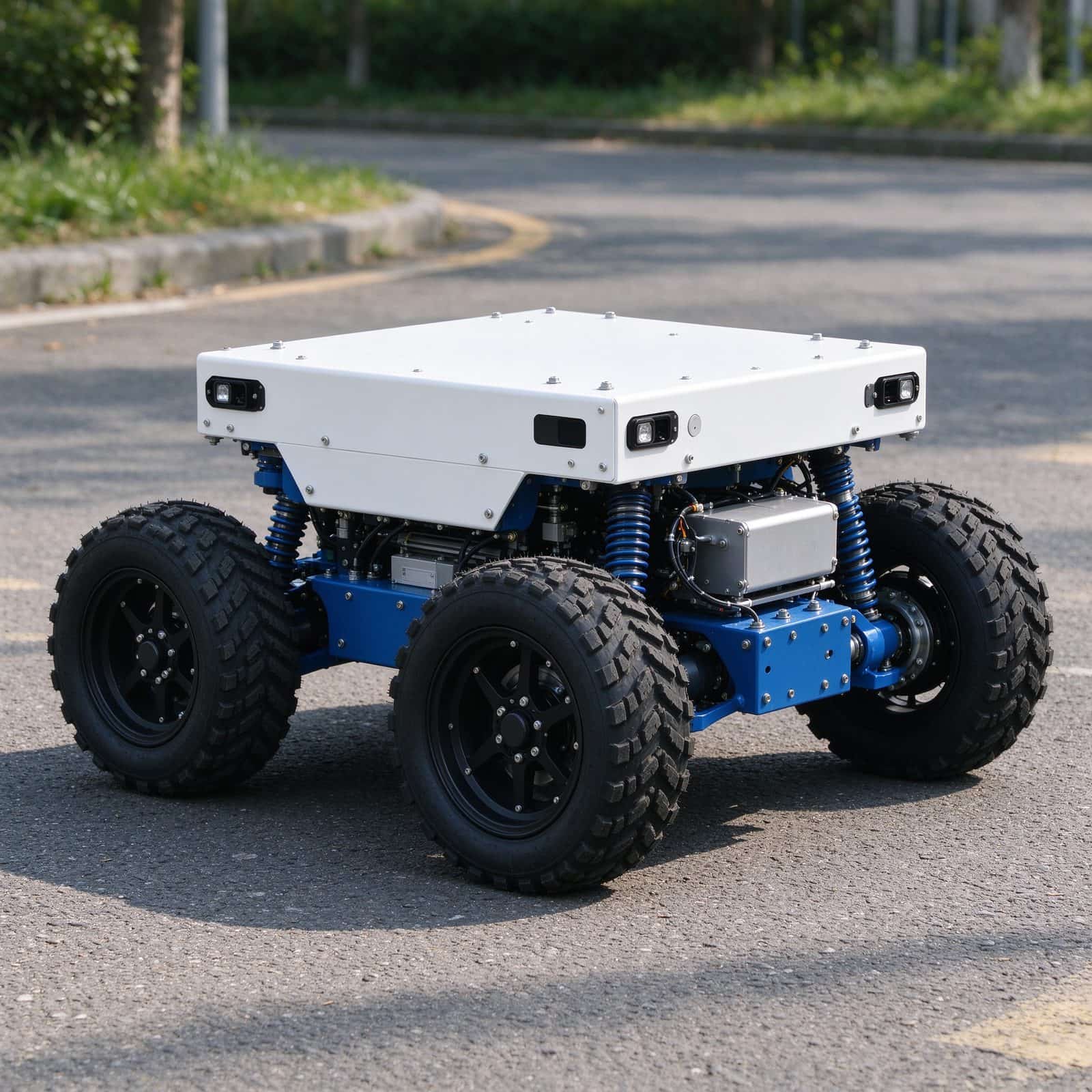 Zhenyu Robotics rugged outdoor UGV chassis platform 400mm