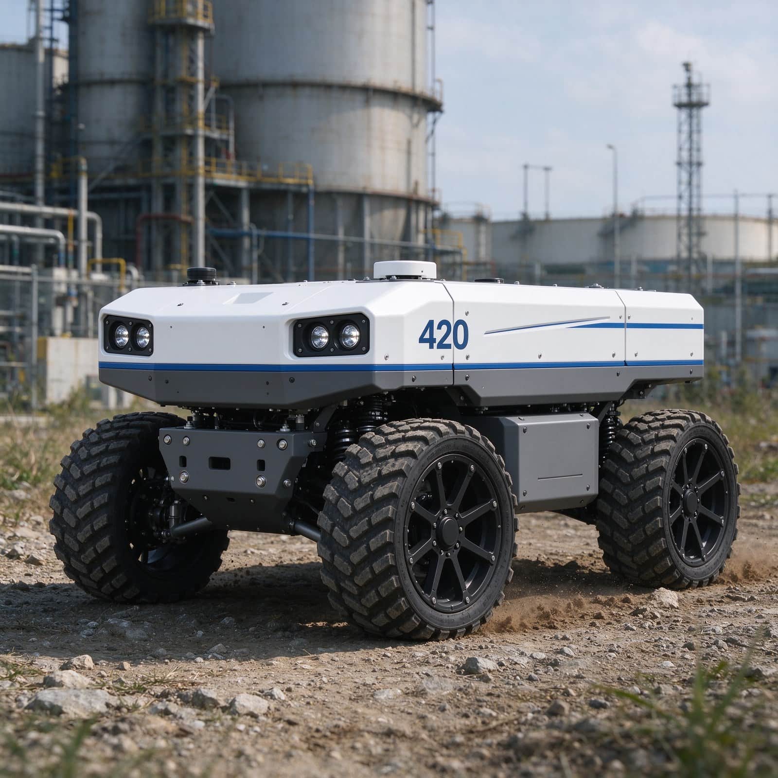 Zhenyu Robotics rugged outdoor UGV chassis platform 420