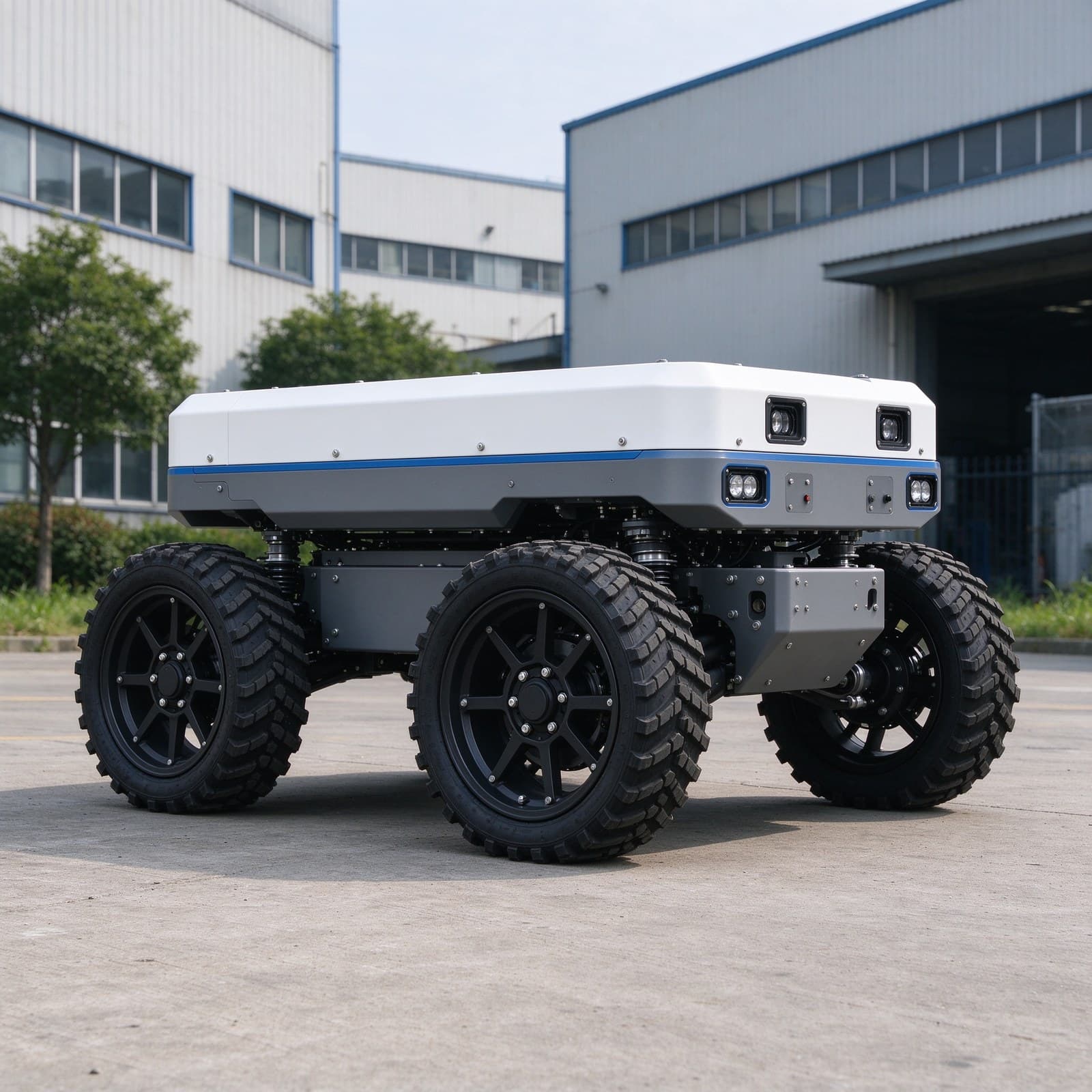 Zhenyu Robotics rugged outdoor UGV chassis platform 420 mm