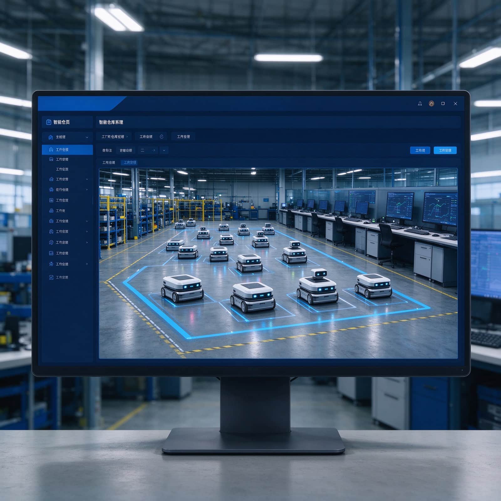M4 Intelligent Warehouse Management System for Multi-Robot Fleet Orchestration