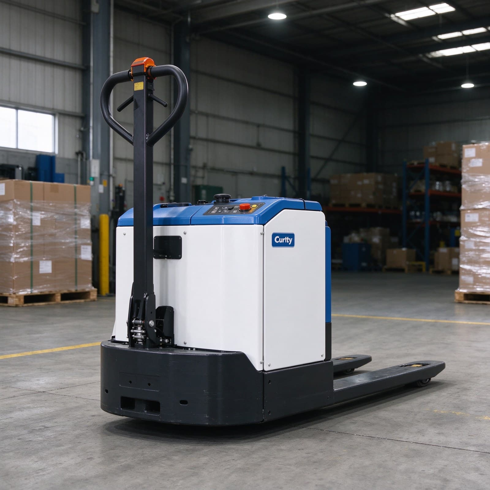 2 Ton Walk-Behind Electric Pallet Truck, Curtis or ZAPI Control